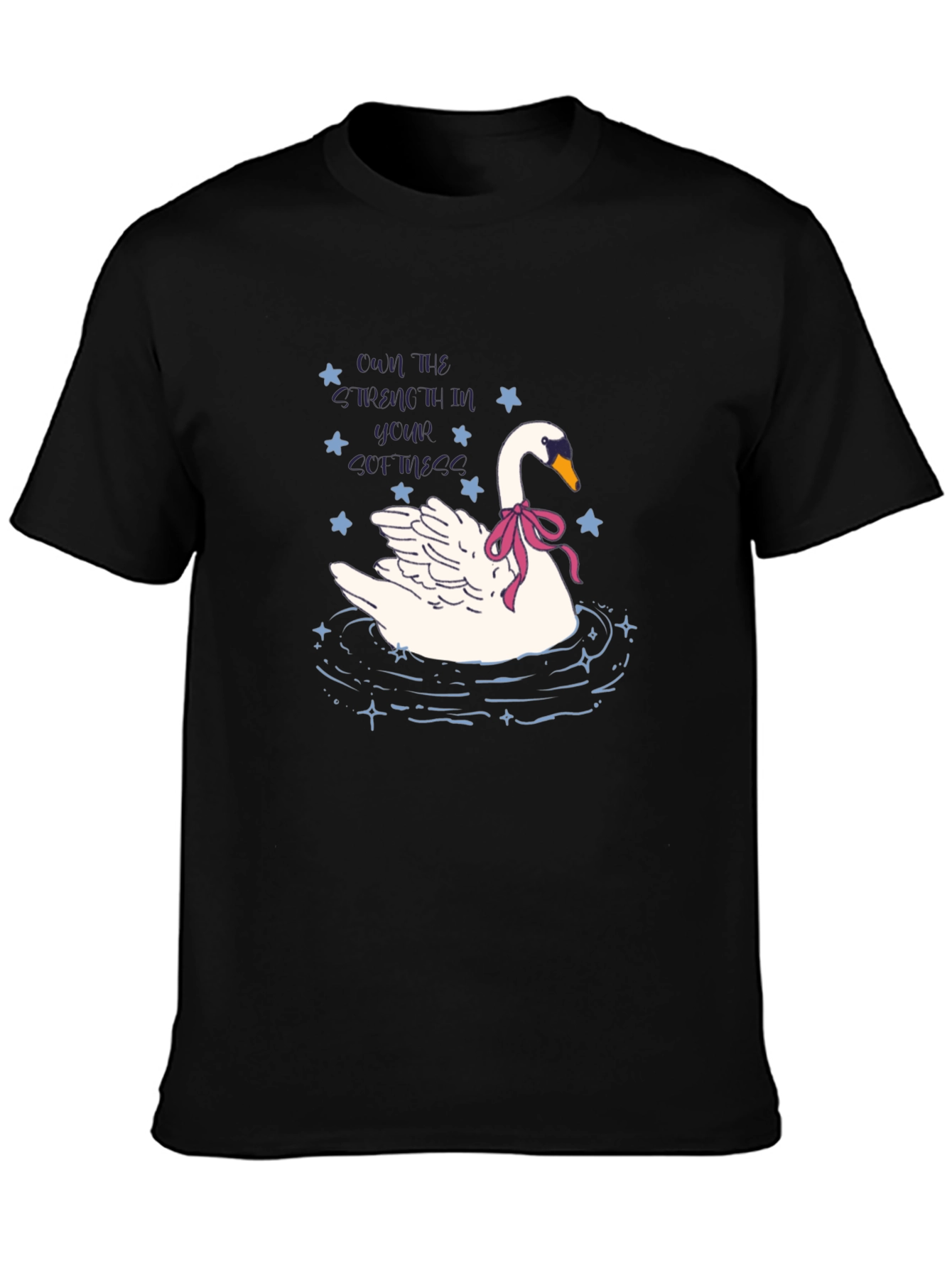 Black Swan Princess Graphic Tee - Stylish Unisex T-Shirt view 3