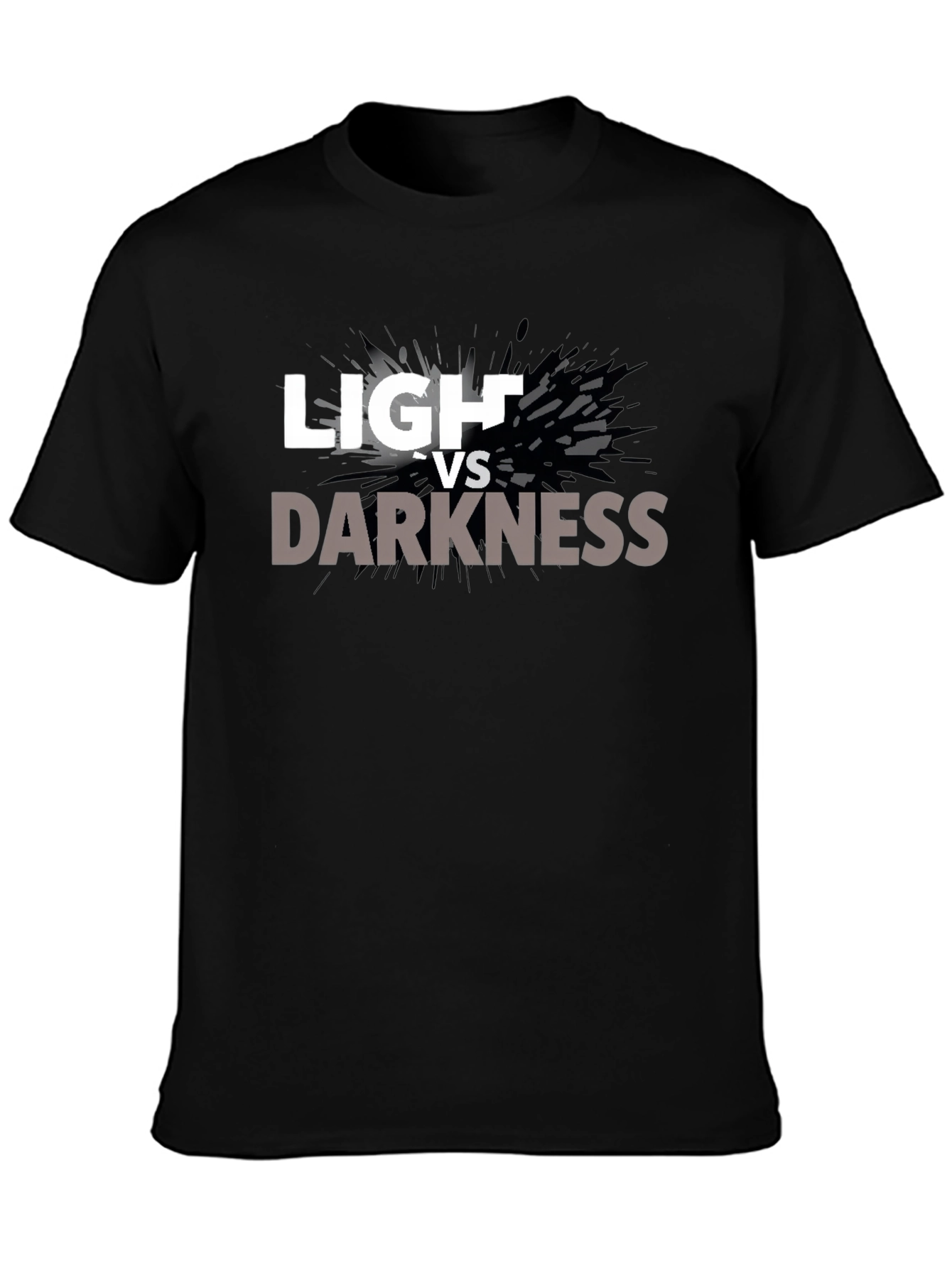 Black Light vs. Darkness Graphic T-Shirt view 3