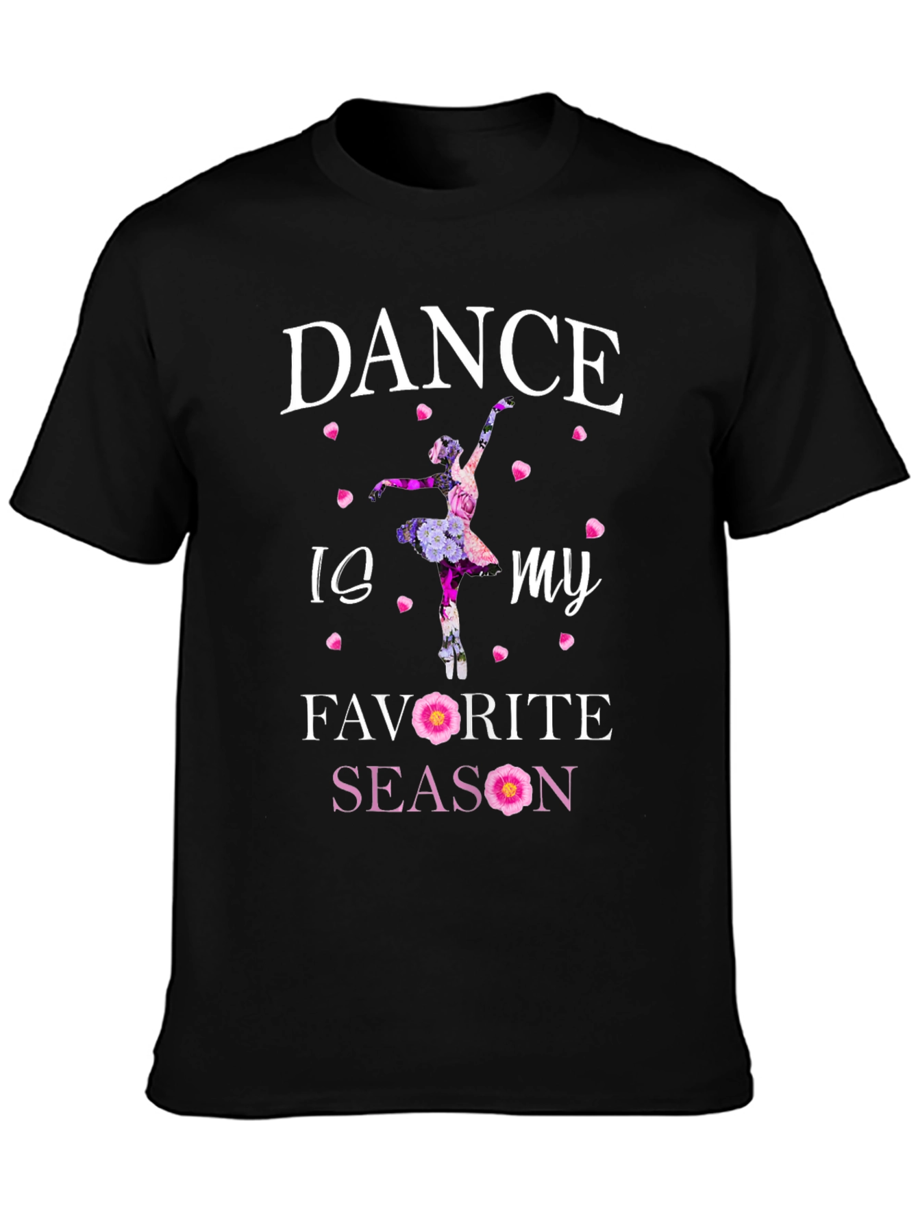 Black Dance is my Favorite Season T-Shirt view 3