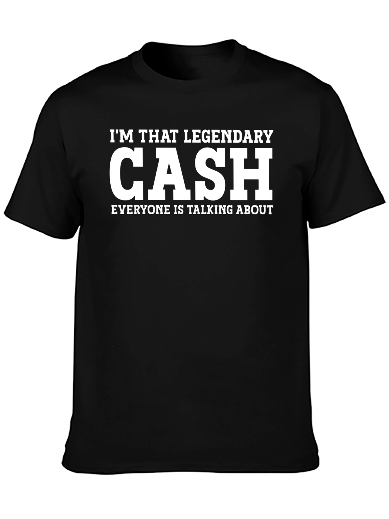 Black Legendary Cash Graphic T-Shirt view 3
