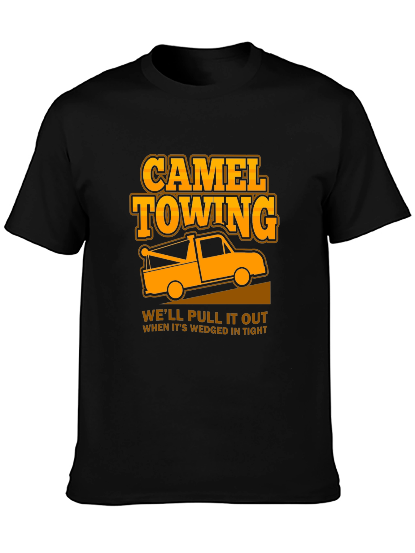 Black Camel Towing Graphic T-Shirt view 3