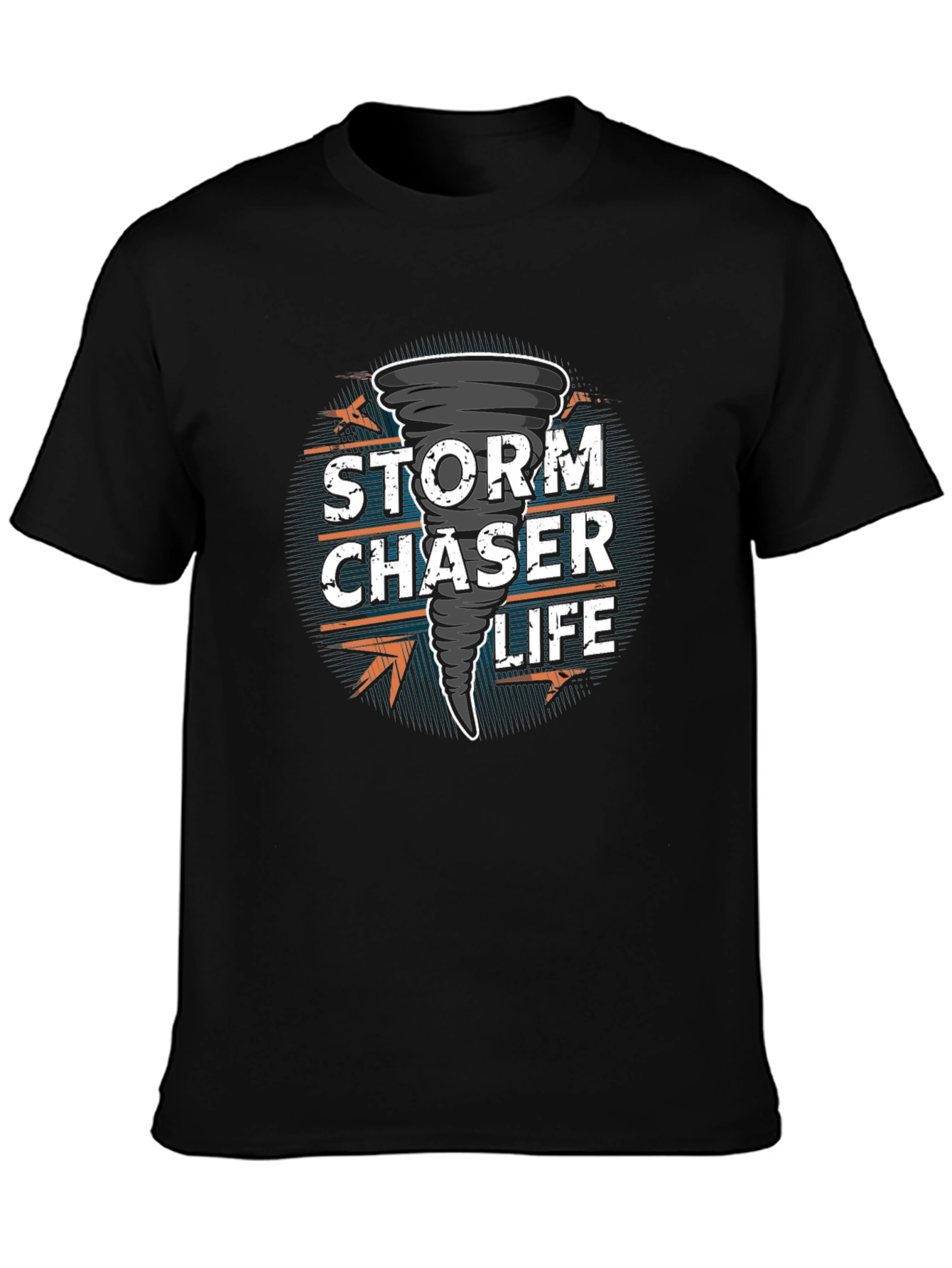 Black Storm Chaser Life Graphic Tee - Black view 3
