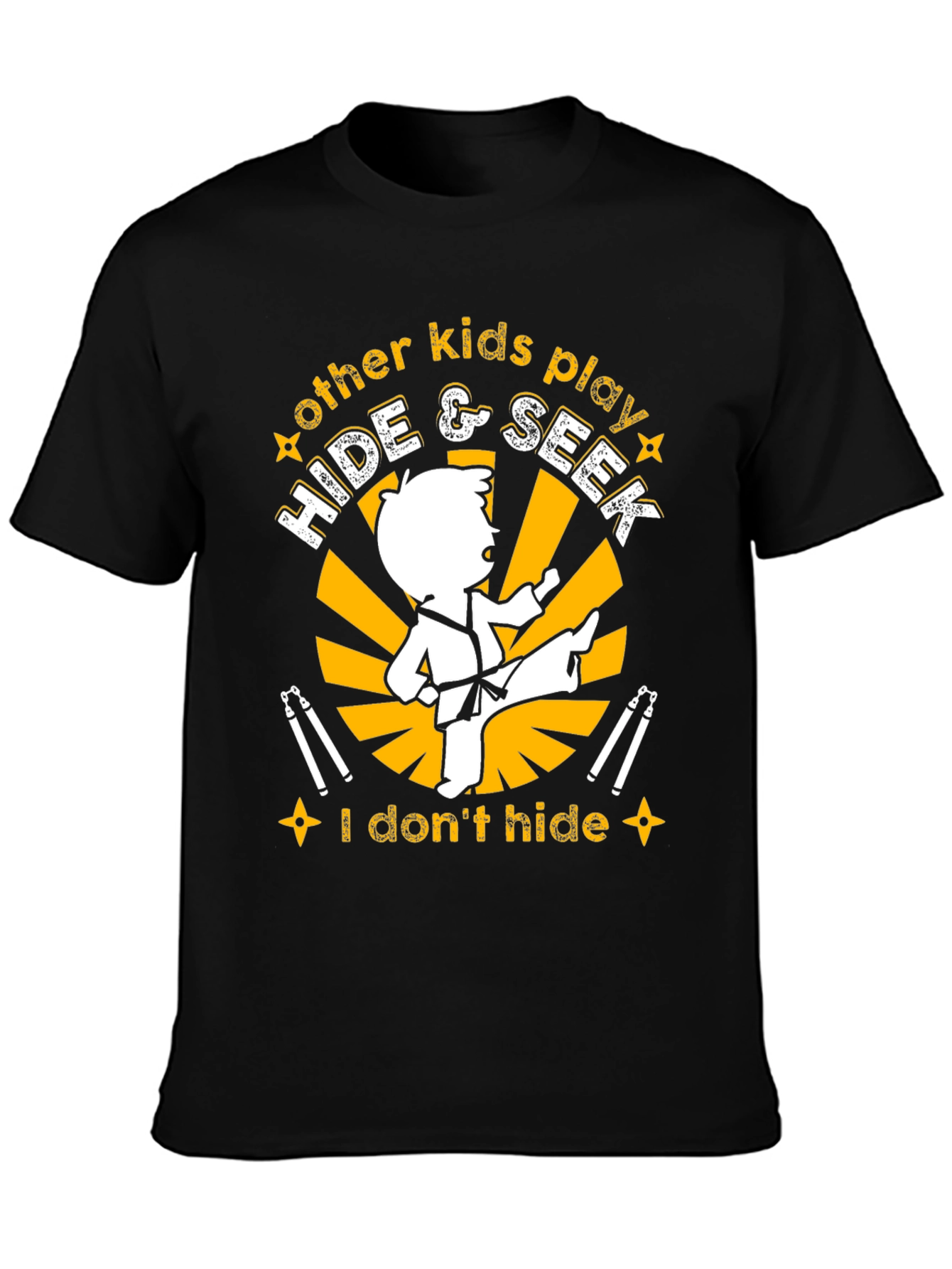 Karate Kid's T-Shirt - I Don't Hide - 3