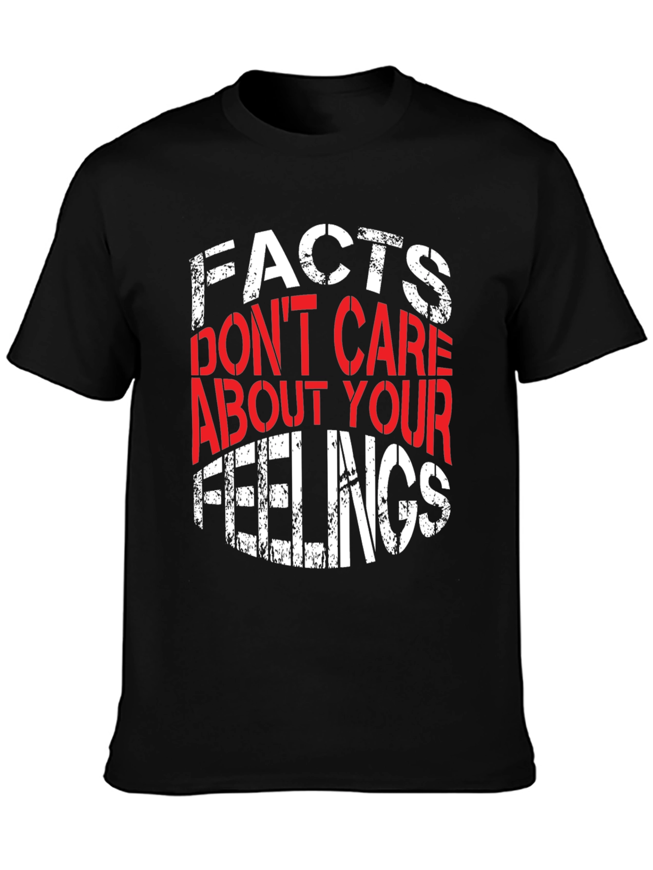Black Facts Don't Care About Your Feelings Graphic Tee view 3
