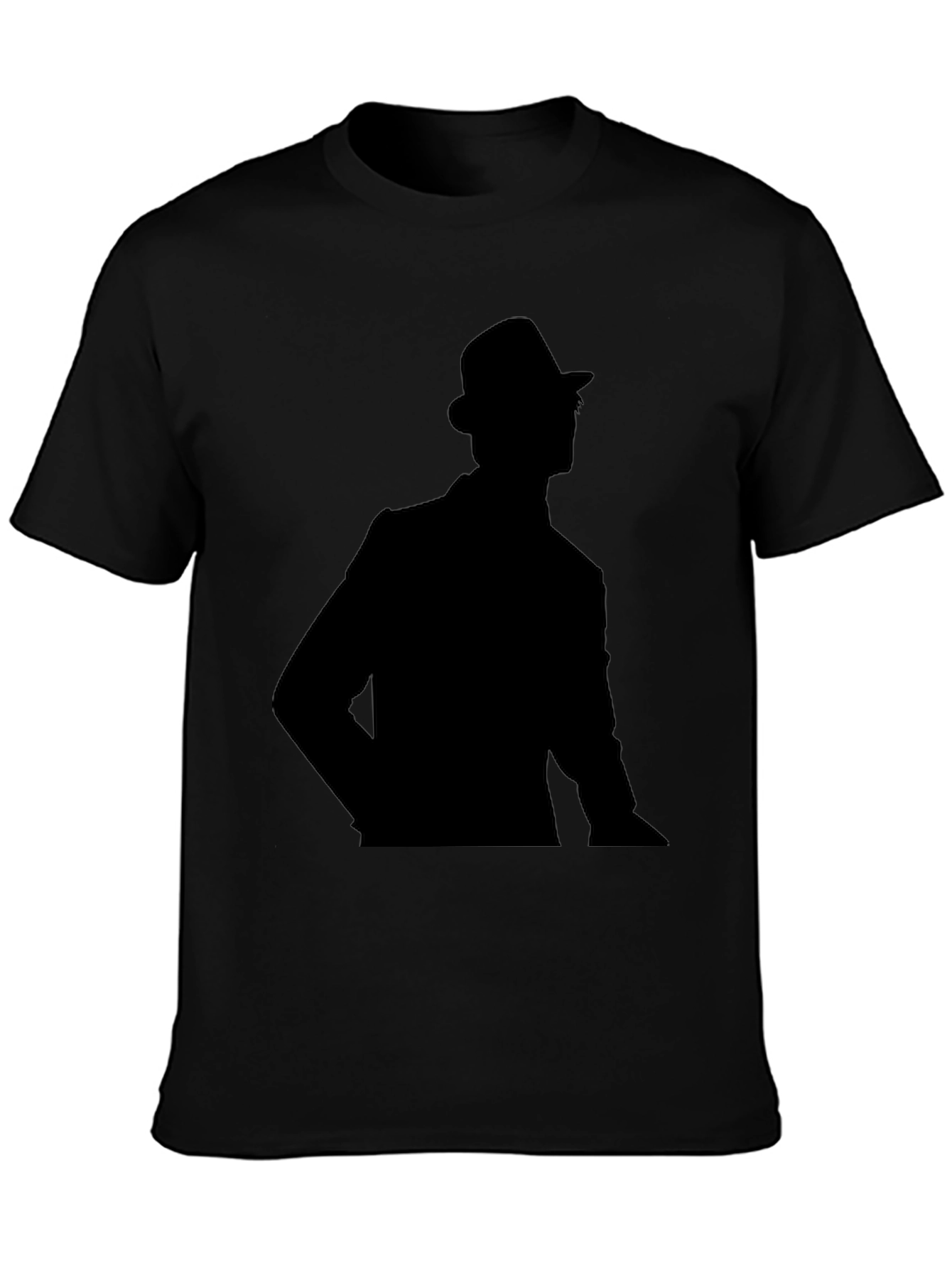 Shadow Man Black T-Shirt - 3