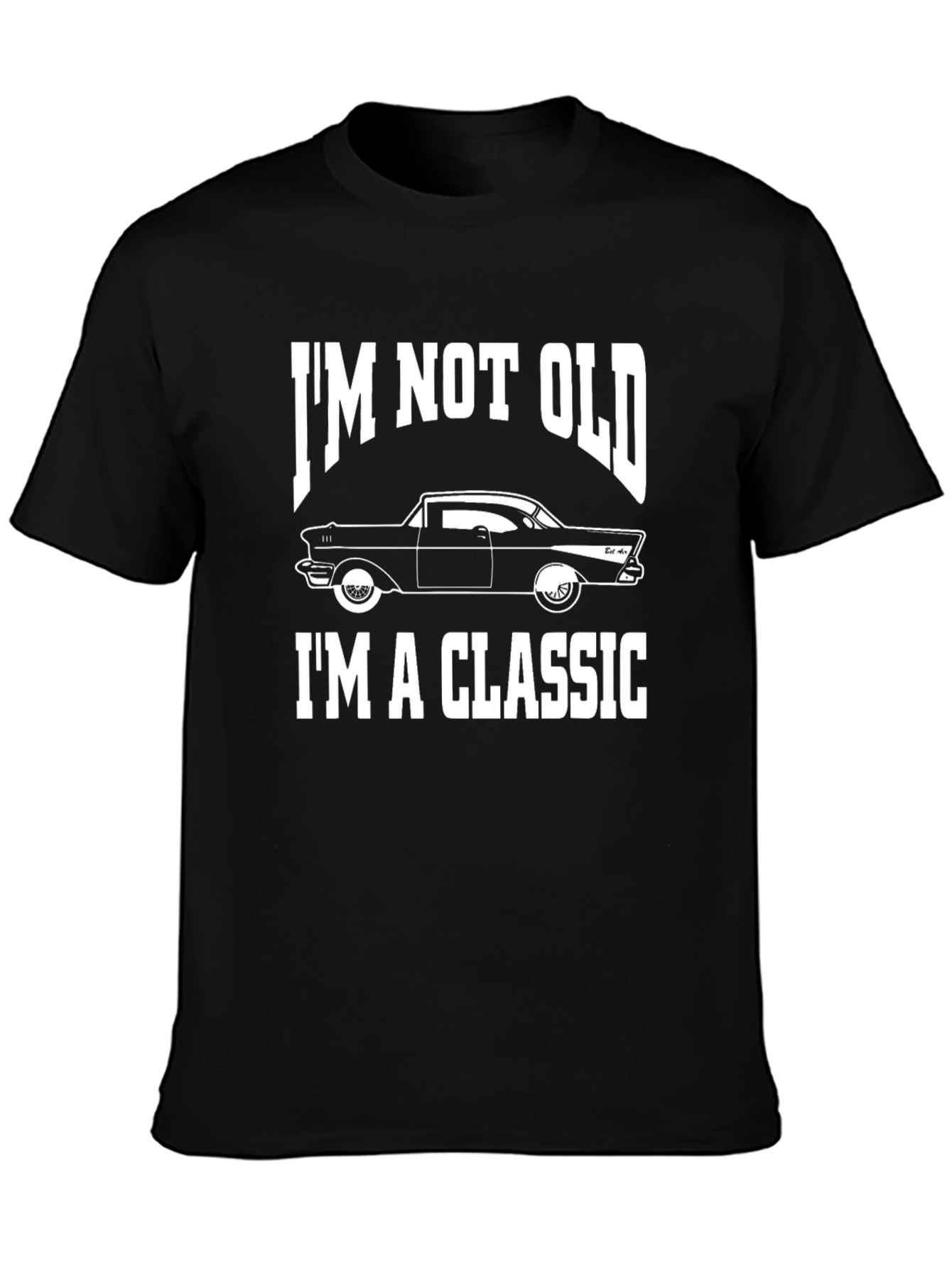 Black I'm Not Old, I'm A Classic Car T-Shirt view 3