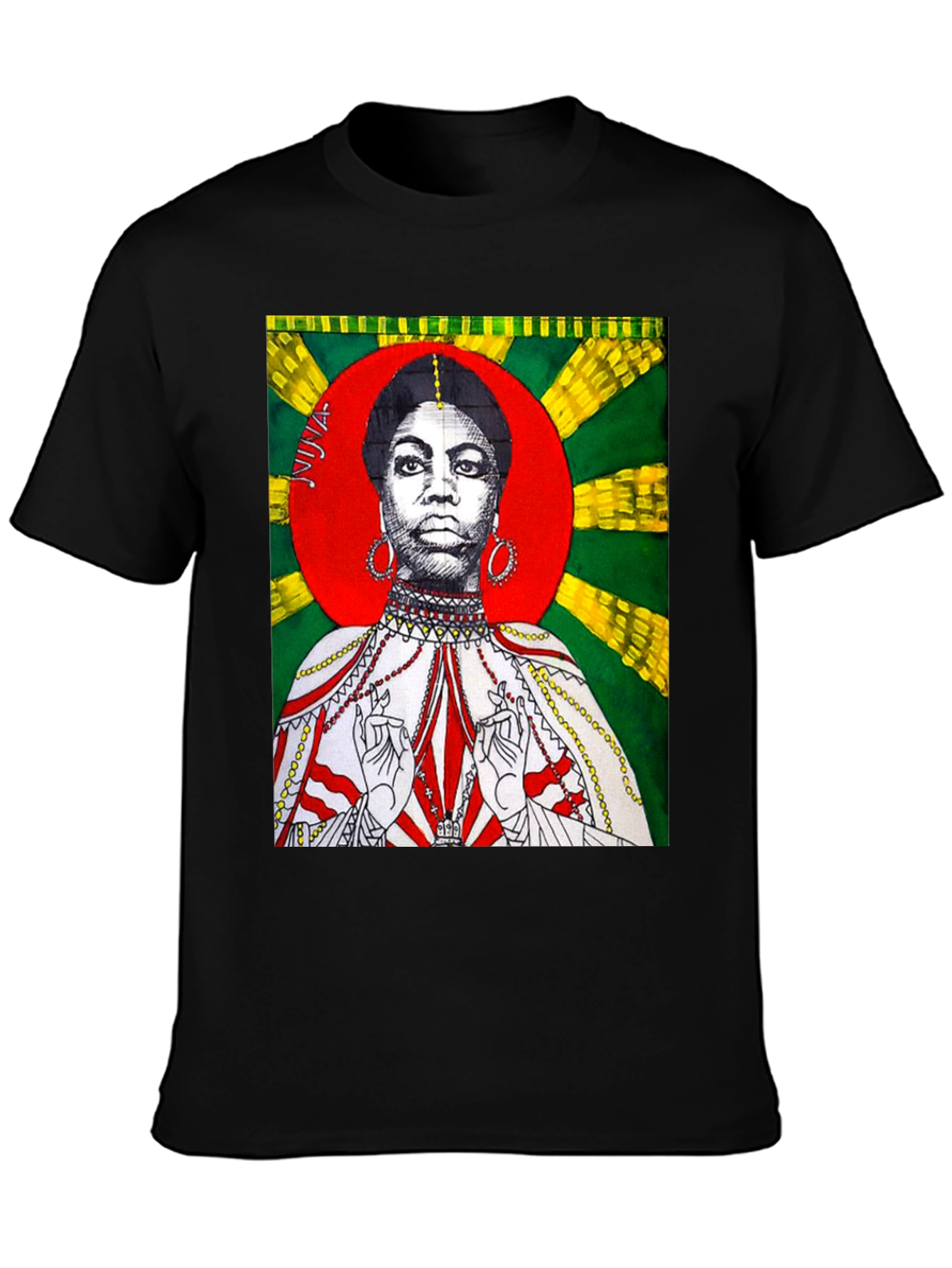 Black Nina Simone Graphic Print T-Shirt view 3