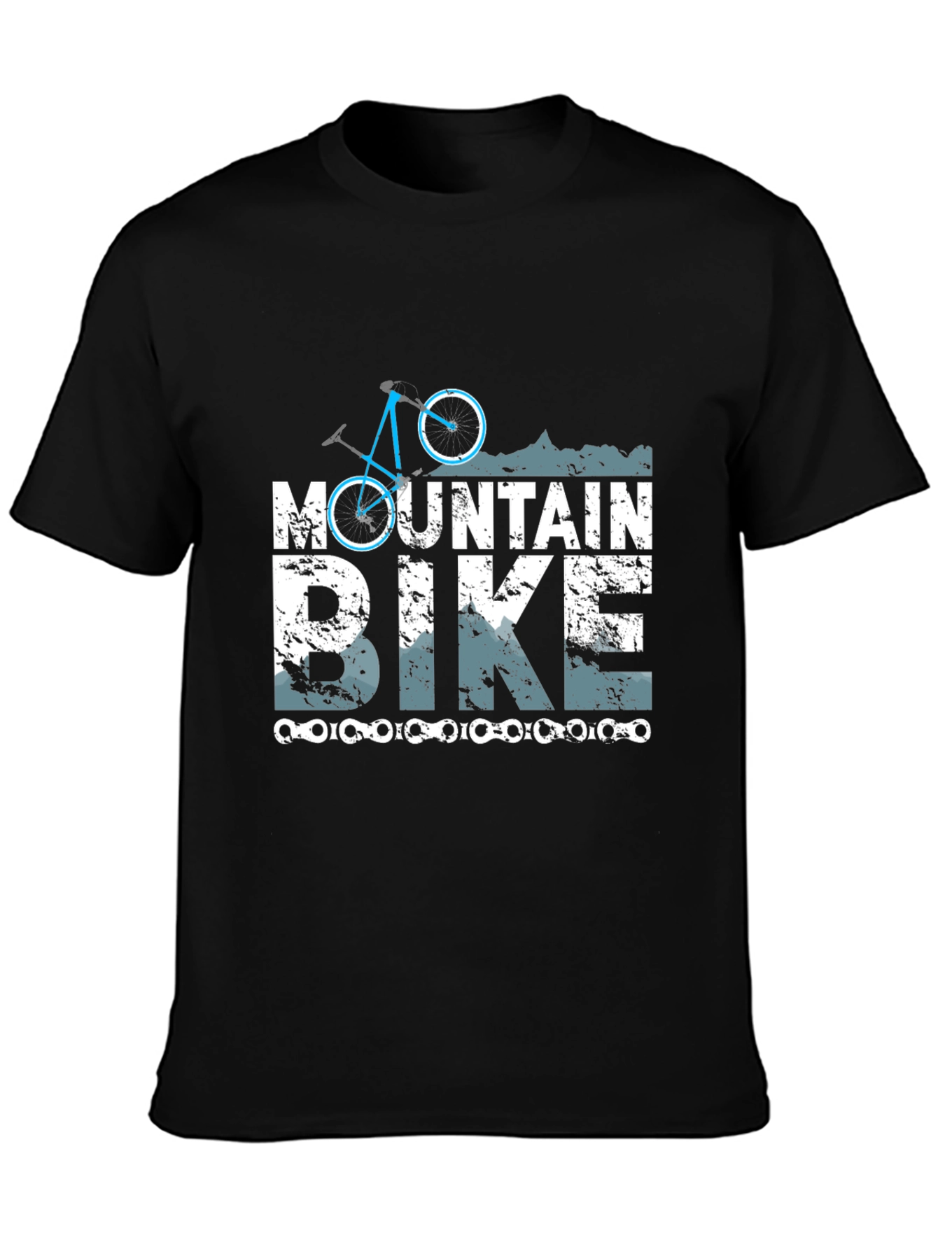 Black Mountain Bike Graphic T-Shirt view 3