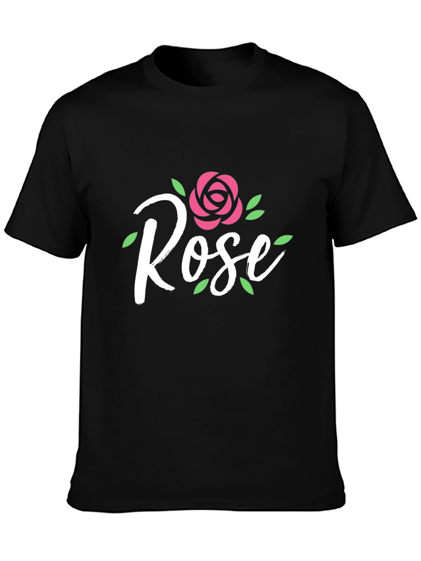Black Rose Graphic Tee - Stylish Men's T-Shirt view 3