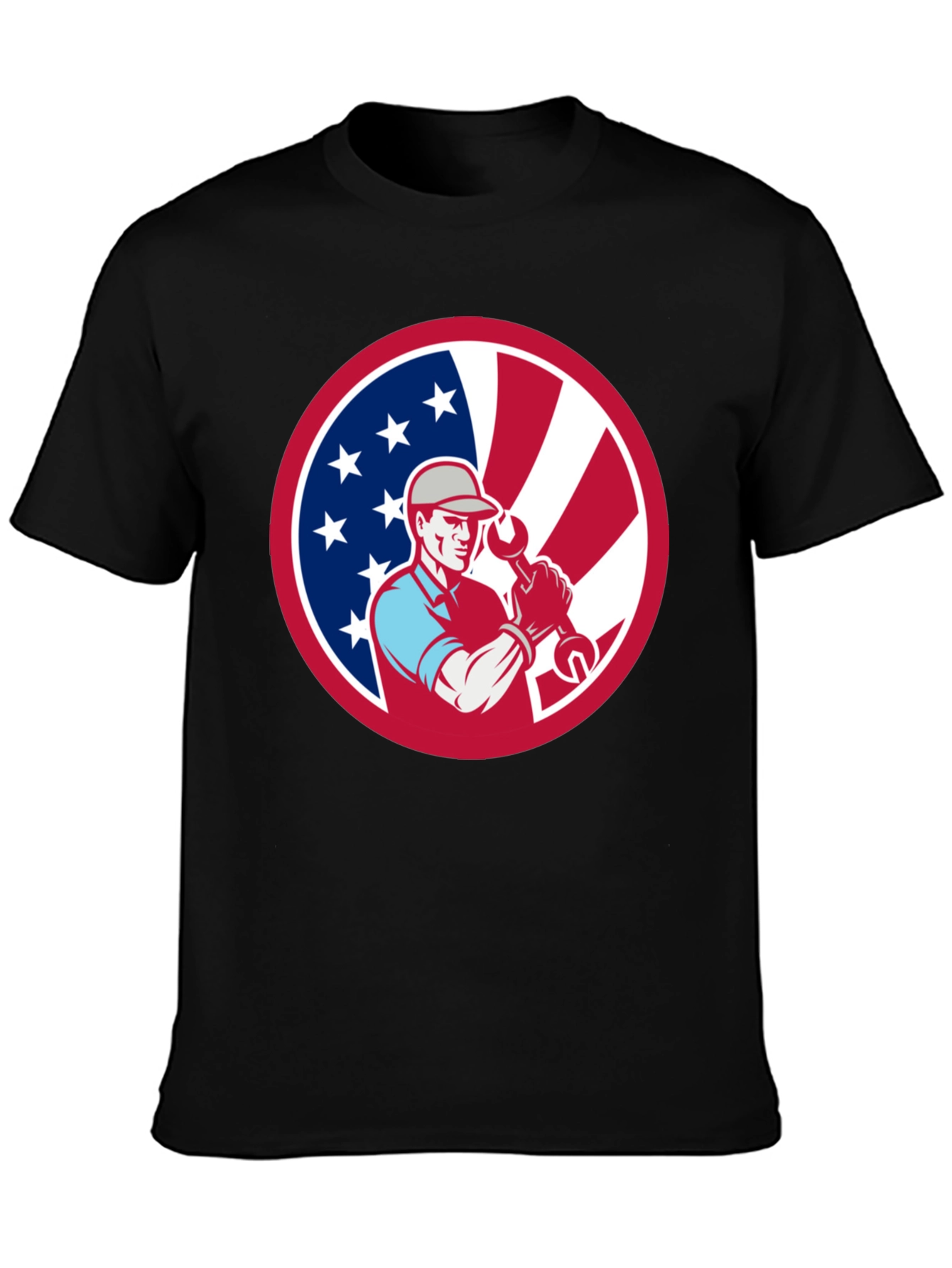 Patriotic Mechanic T-Shirt - USA Pride! - 3