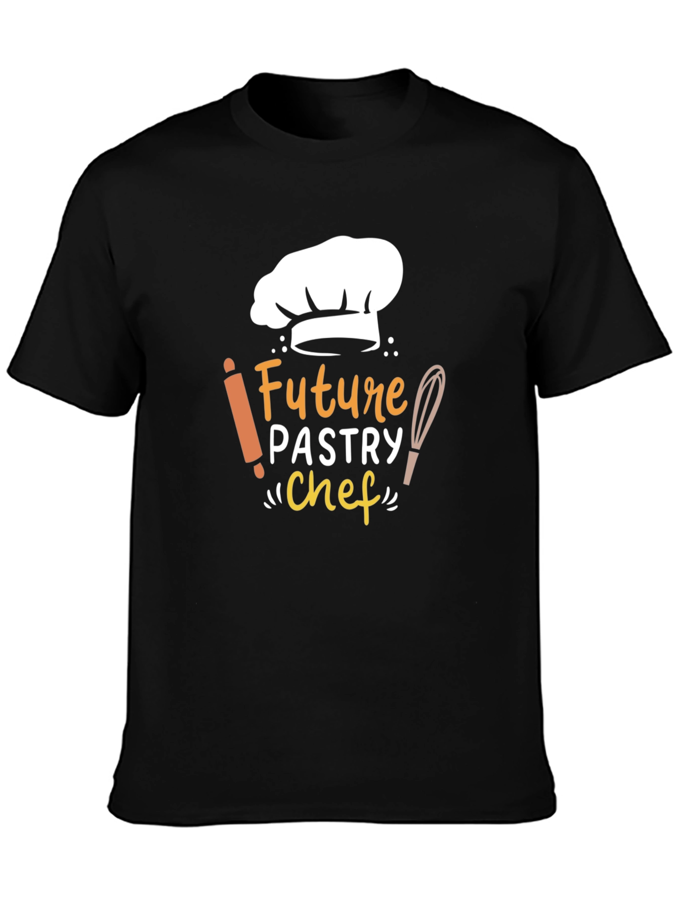Black Future Pastry Chef T-Shirt, Baking Tee view 3