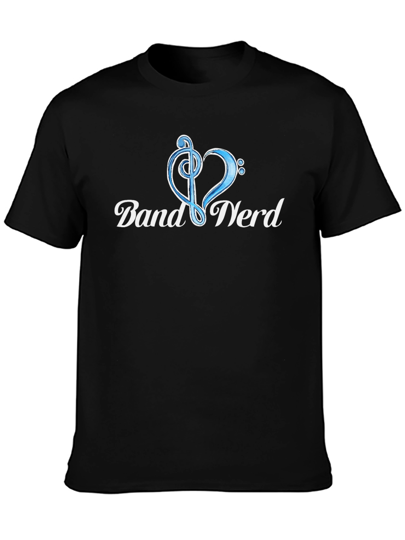 Black Band Nerd T-Shirt - Music Lover Tee view 3