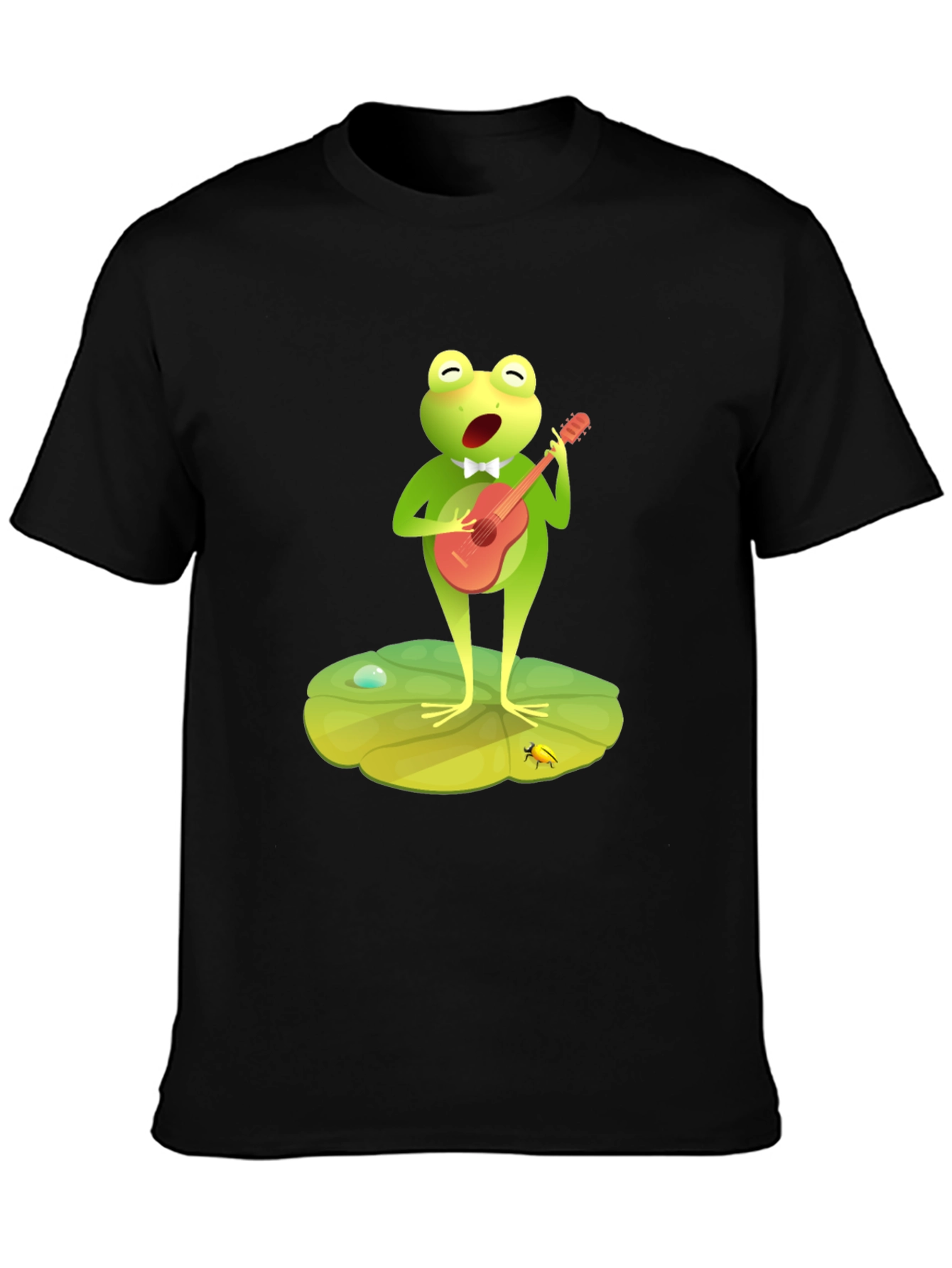 Black Frog Musician Graphic Tee view 3
