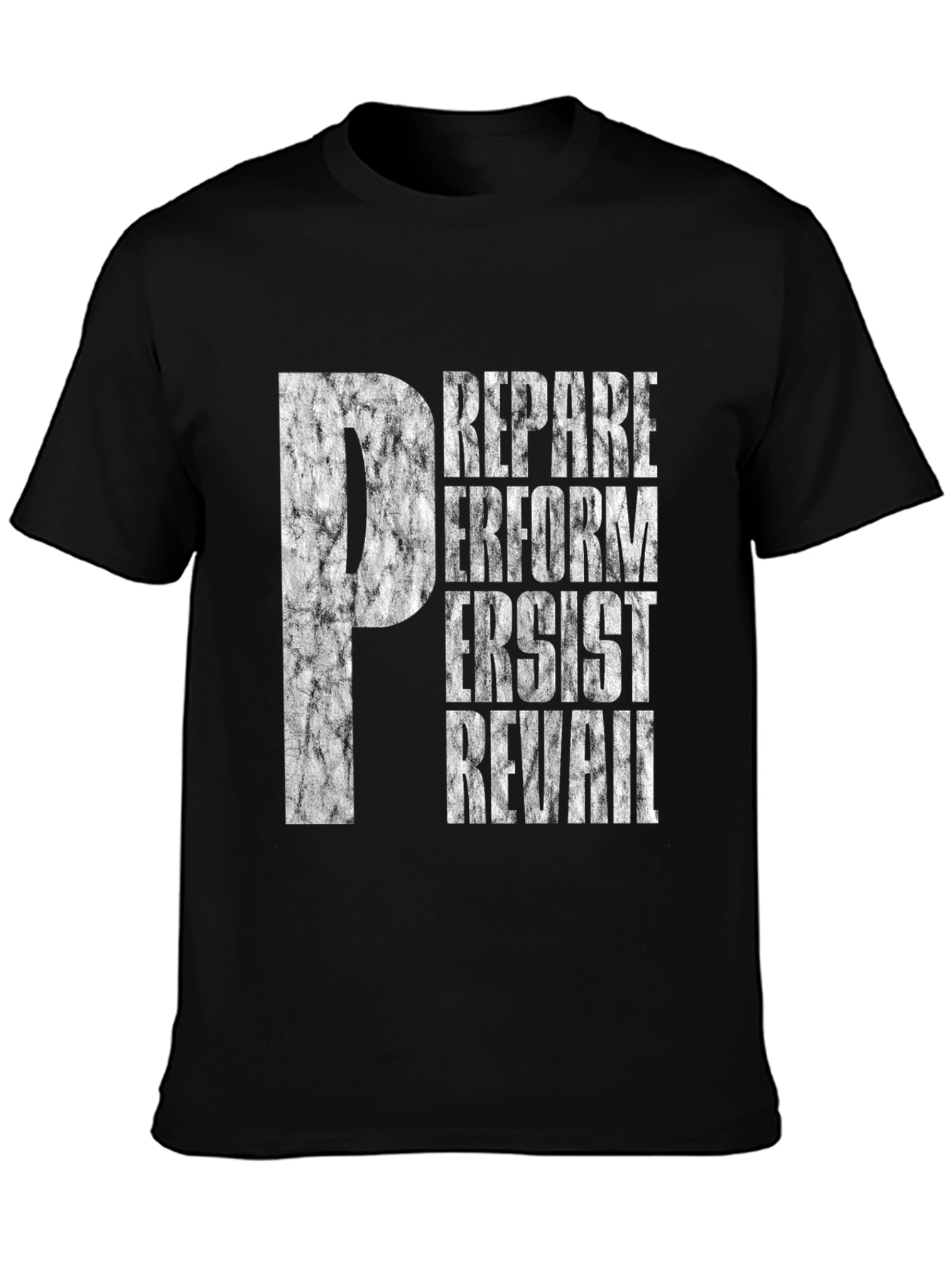 Black Prepare, Reform, Persist, Prevail Graphic Tee view 3