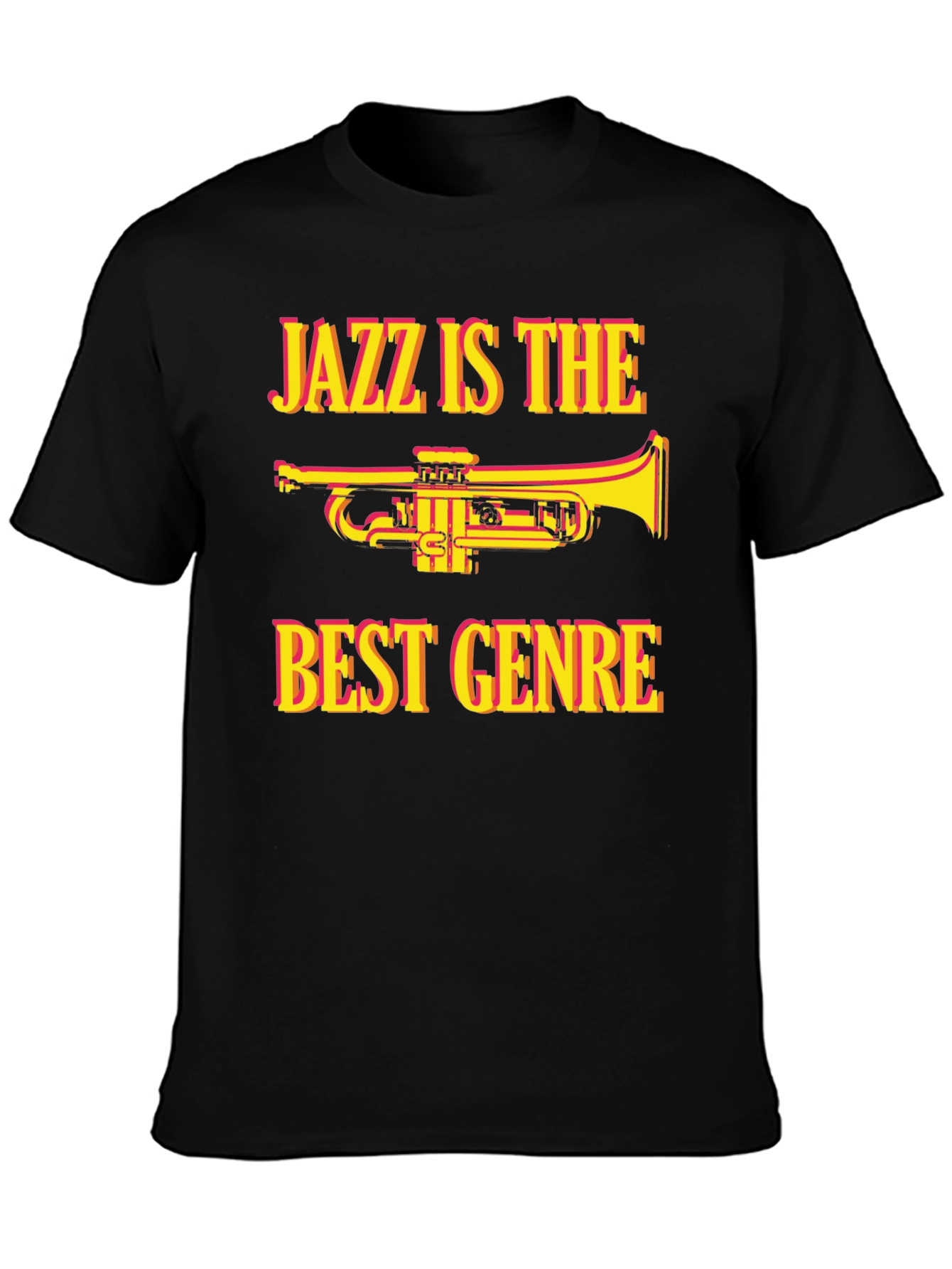 Black Jazz is the Best Genre T-Shirt - Music Lover Tee view 3