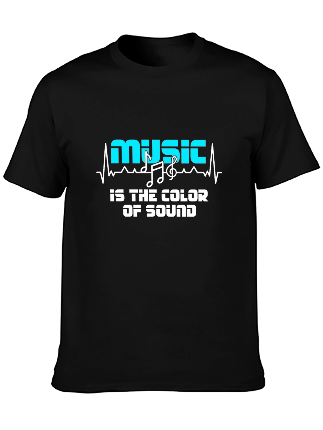 Black Music is the Color of Sound - Graphic Tee view 3