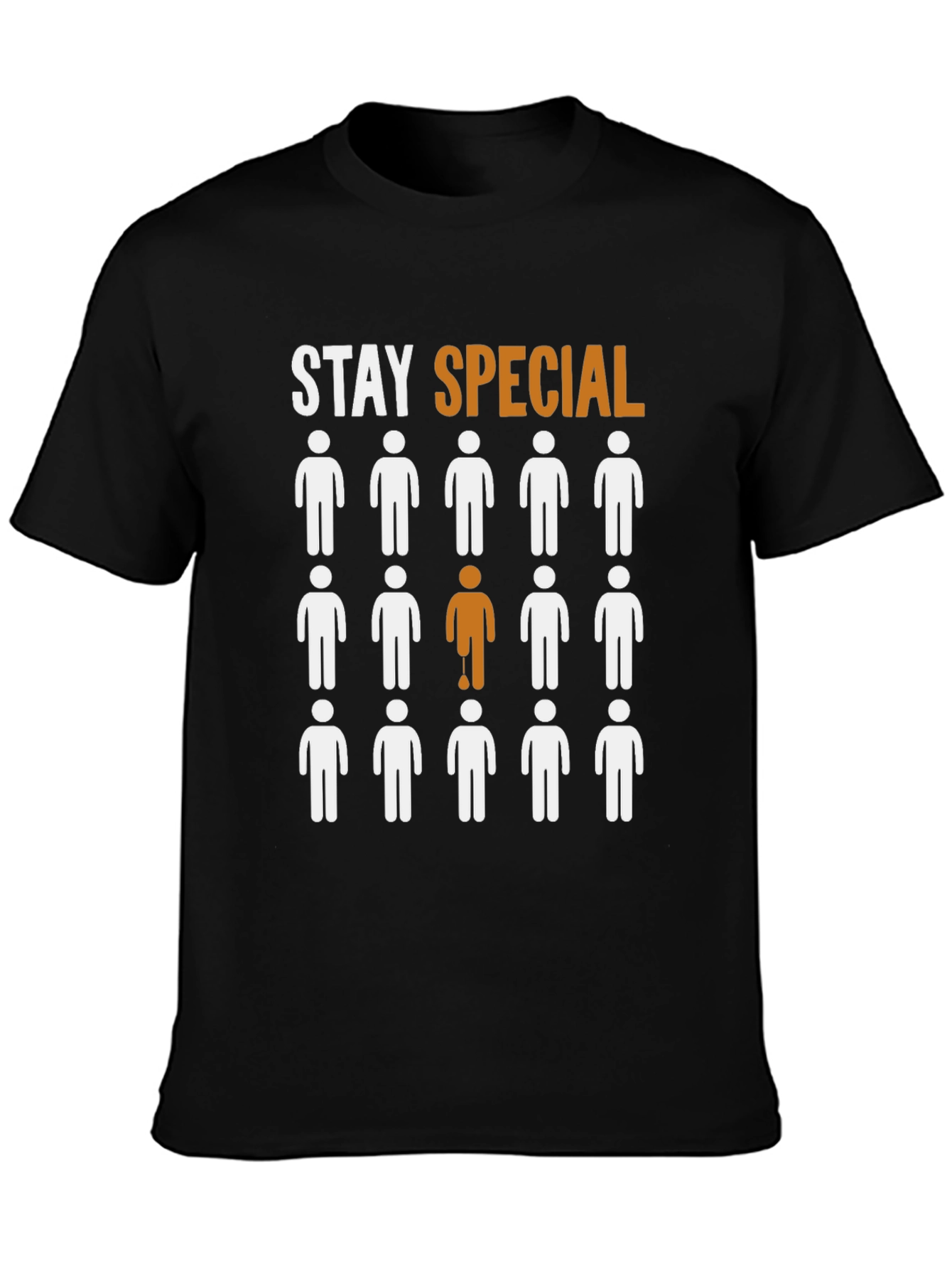 Black Stay Special Graphic T-Shirt view 3