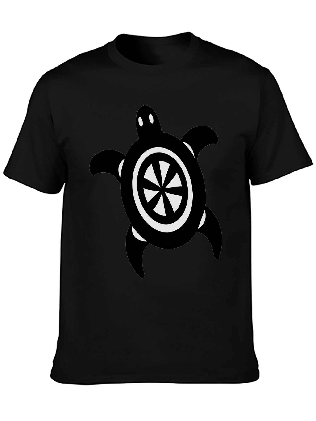 Black Black Turtle Graphic Tee view 3