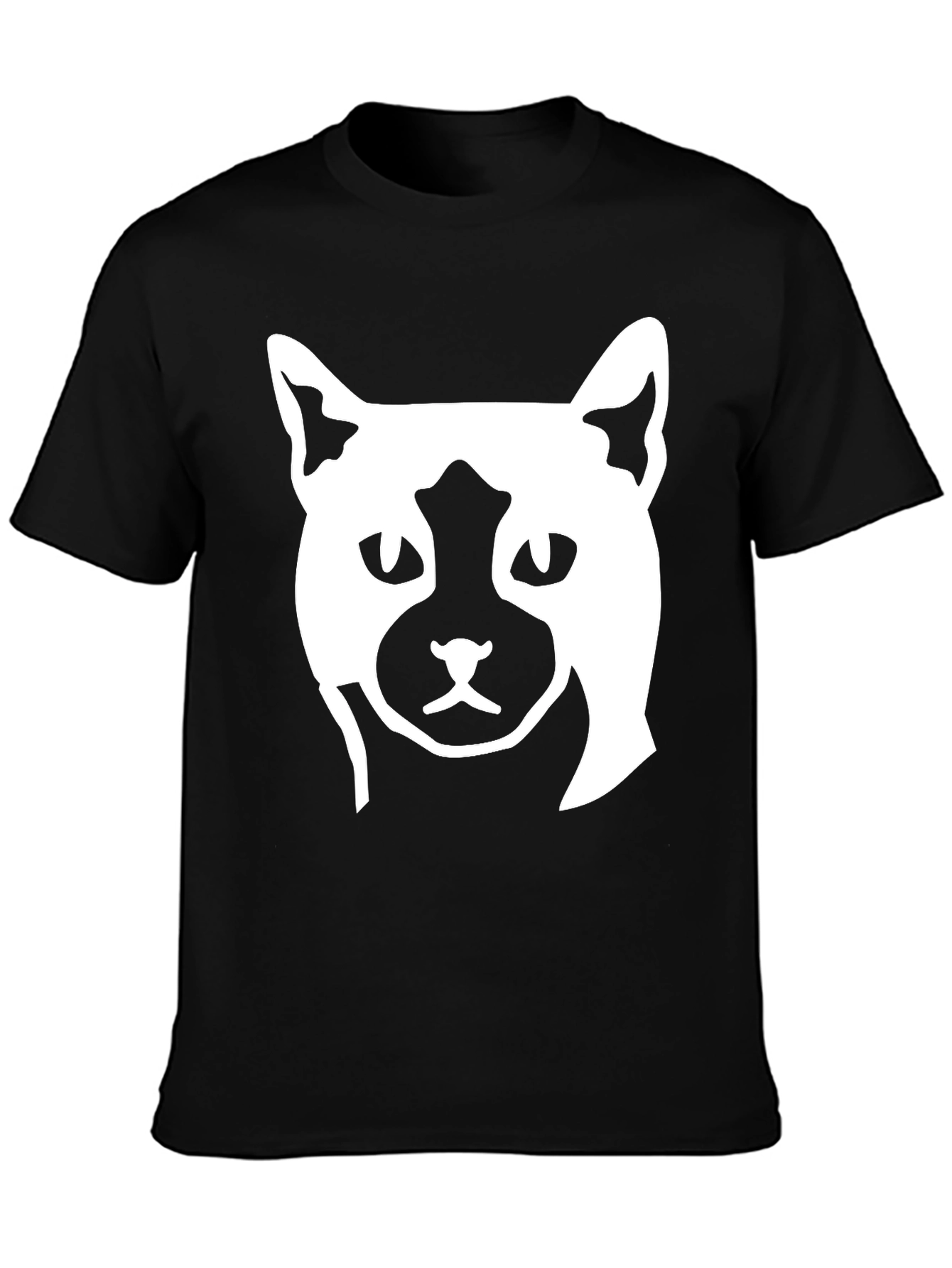 Black Cat Graphic Print T-Shirt view 3