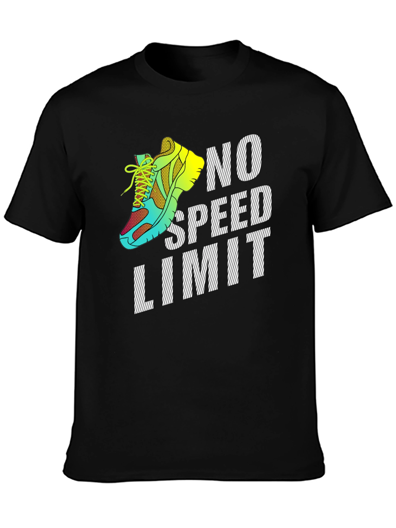 No Speed Limit Runner Graphic T-Shirt - 3