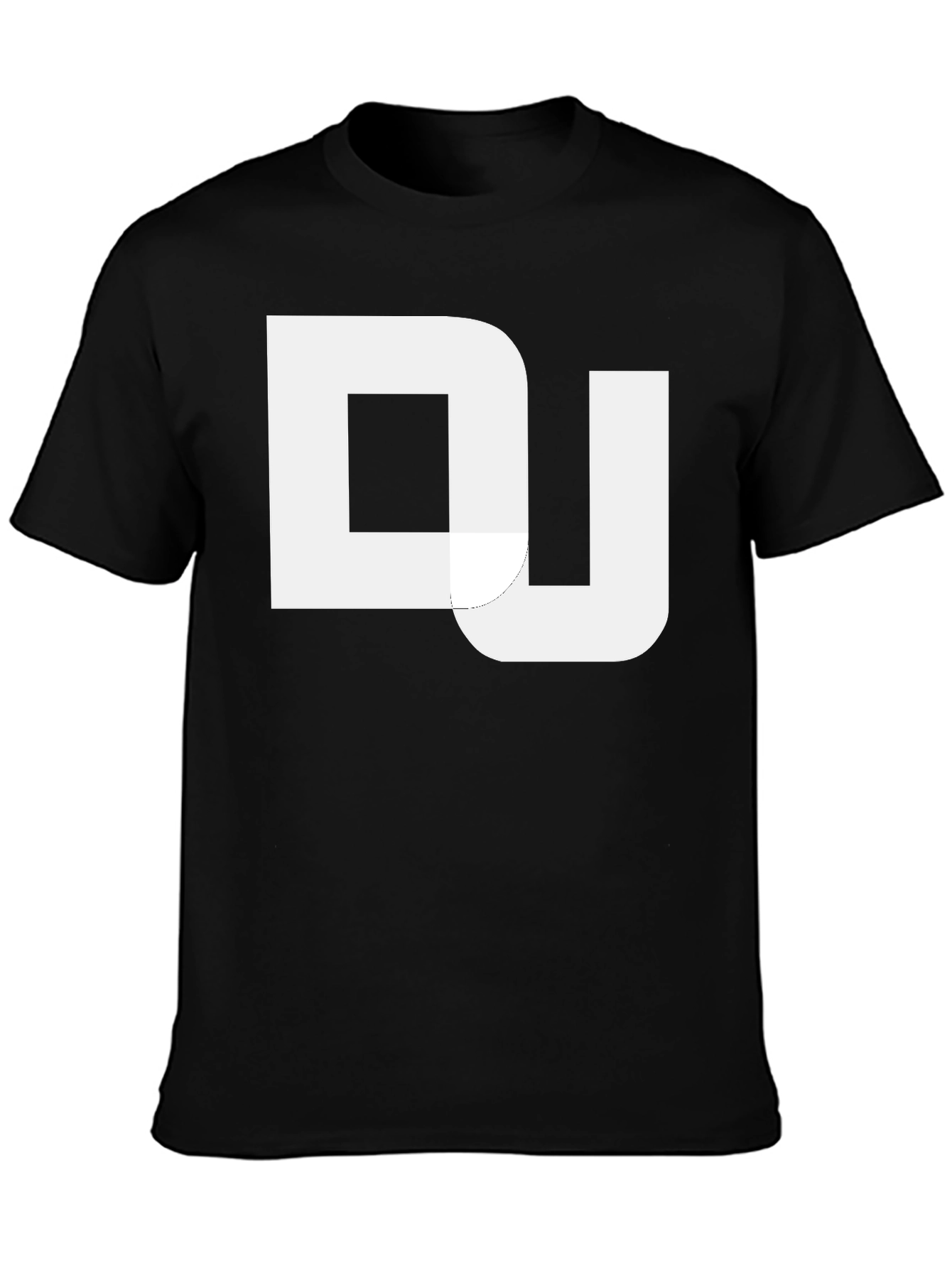 Black DJ Graphic Print Black T-Shirt view 3