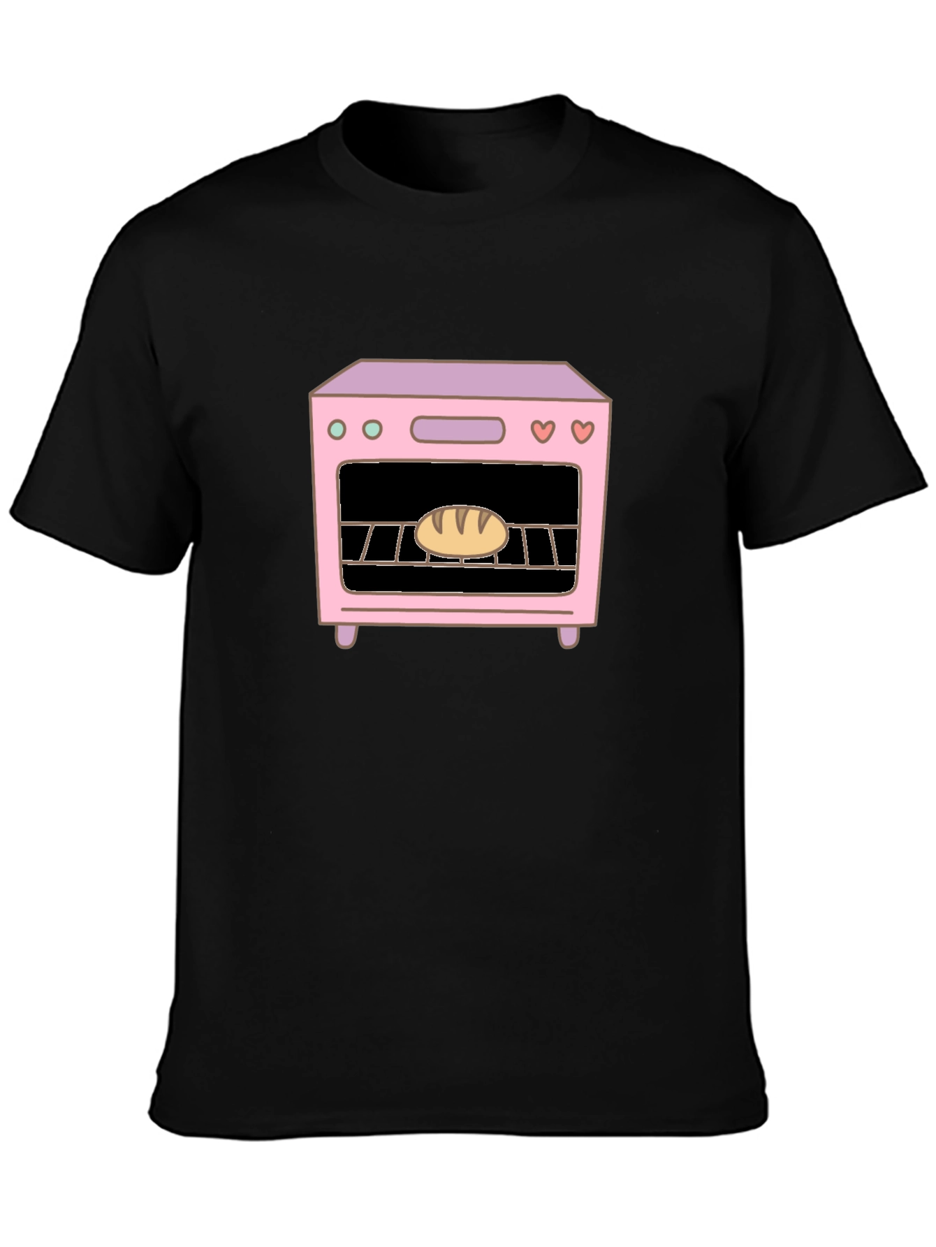 Baking Bread T-Shirt - Cute Oven Design - 3