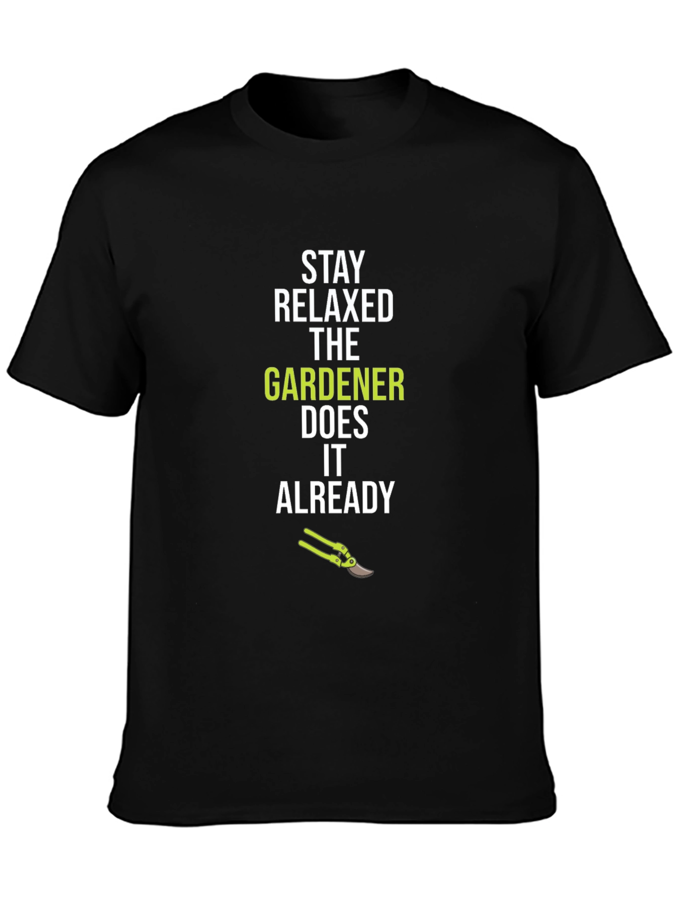 Black Relaxed Gardener T-Shirt view 3