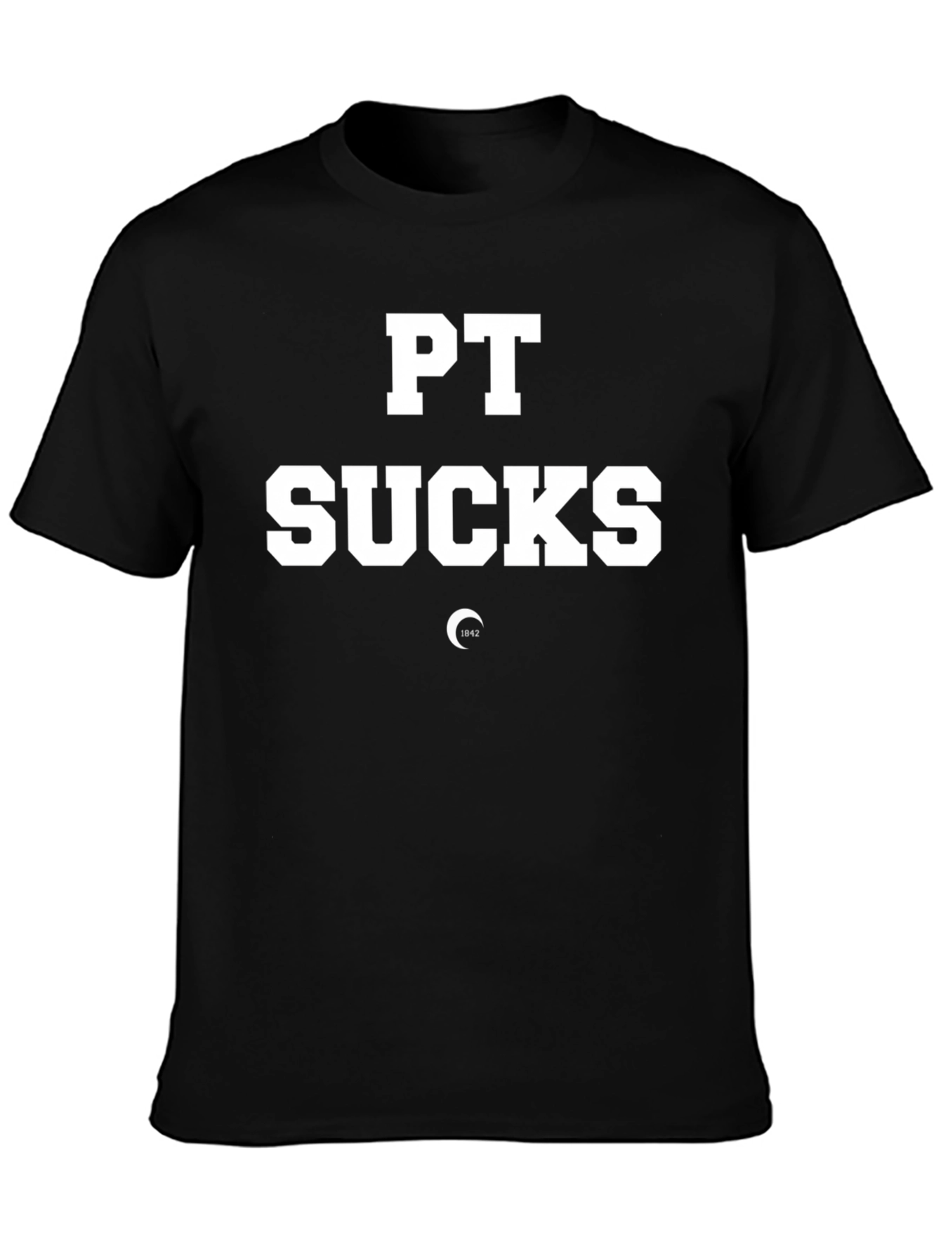 Black PT Sucks T-Shirt - Funny Workout Tee view 3