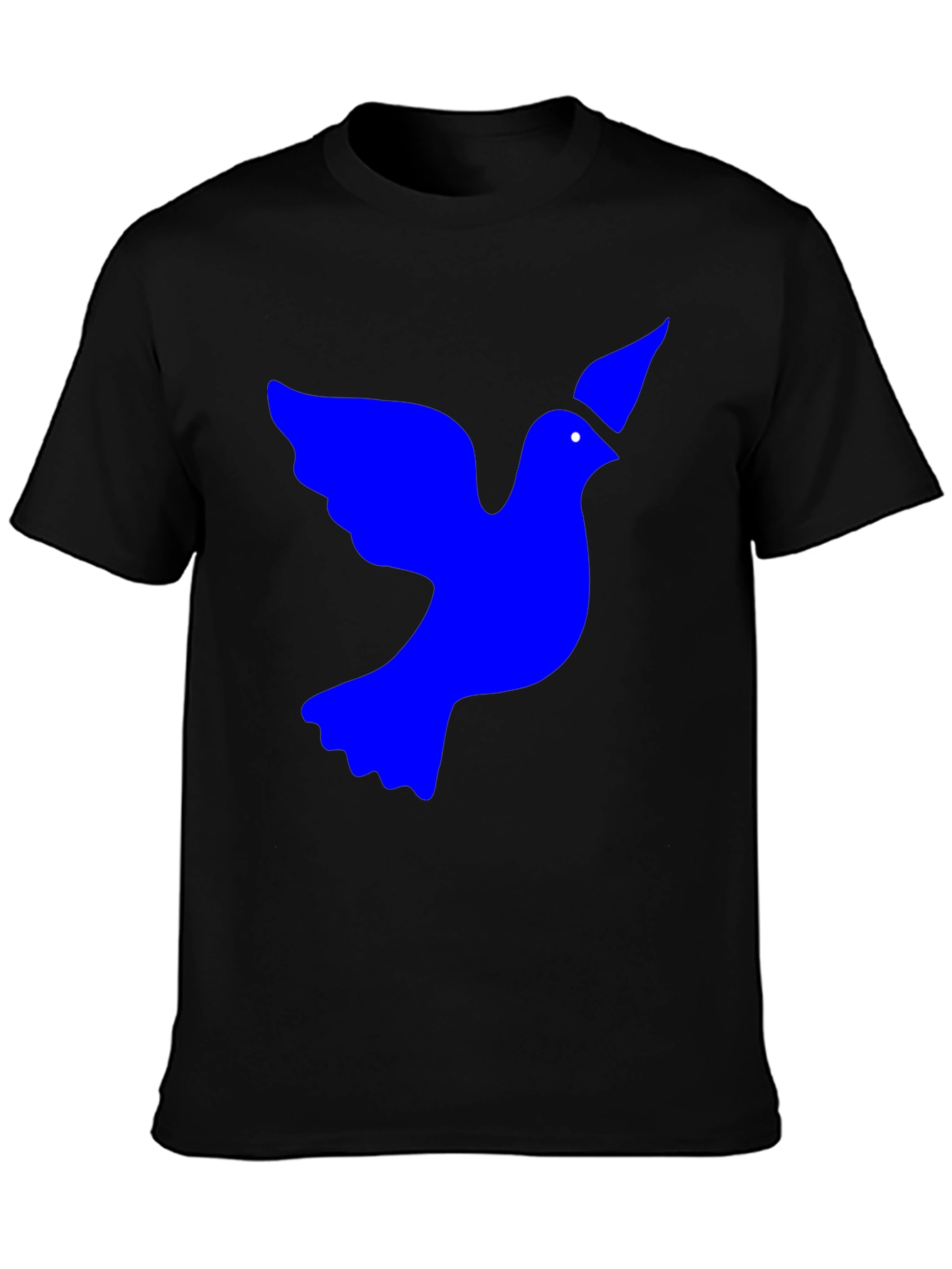 Black Dove Graphic Tee - Black Cotton Blend view 3