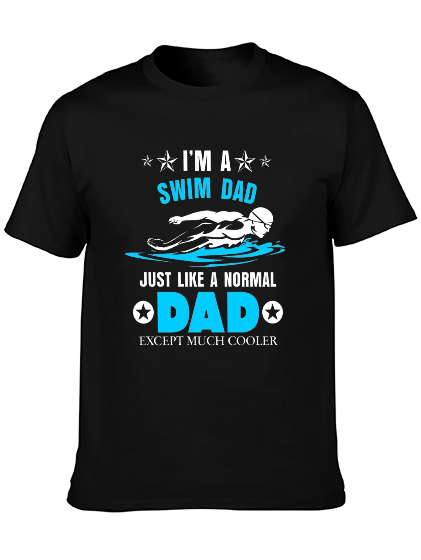 Swim Dad T-Shirt - Cool Father's Day Gift - 3
