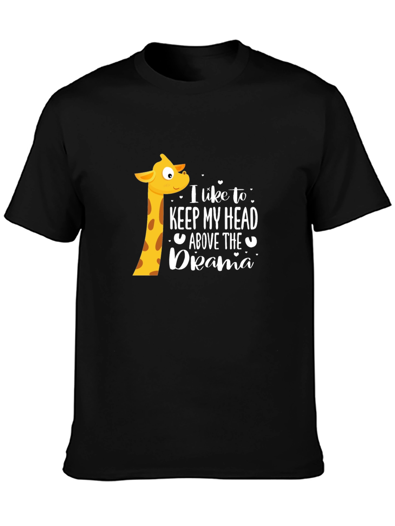 Keep My Head Above The Drama Giraffe T-Shirt - 3