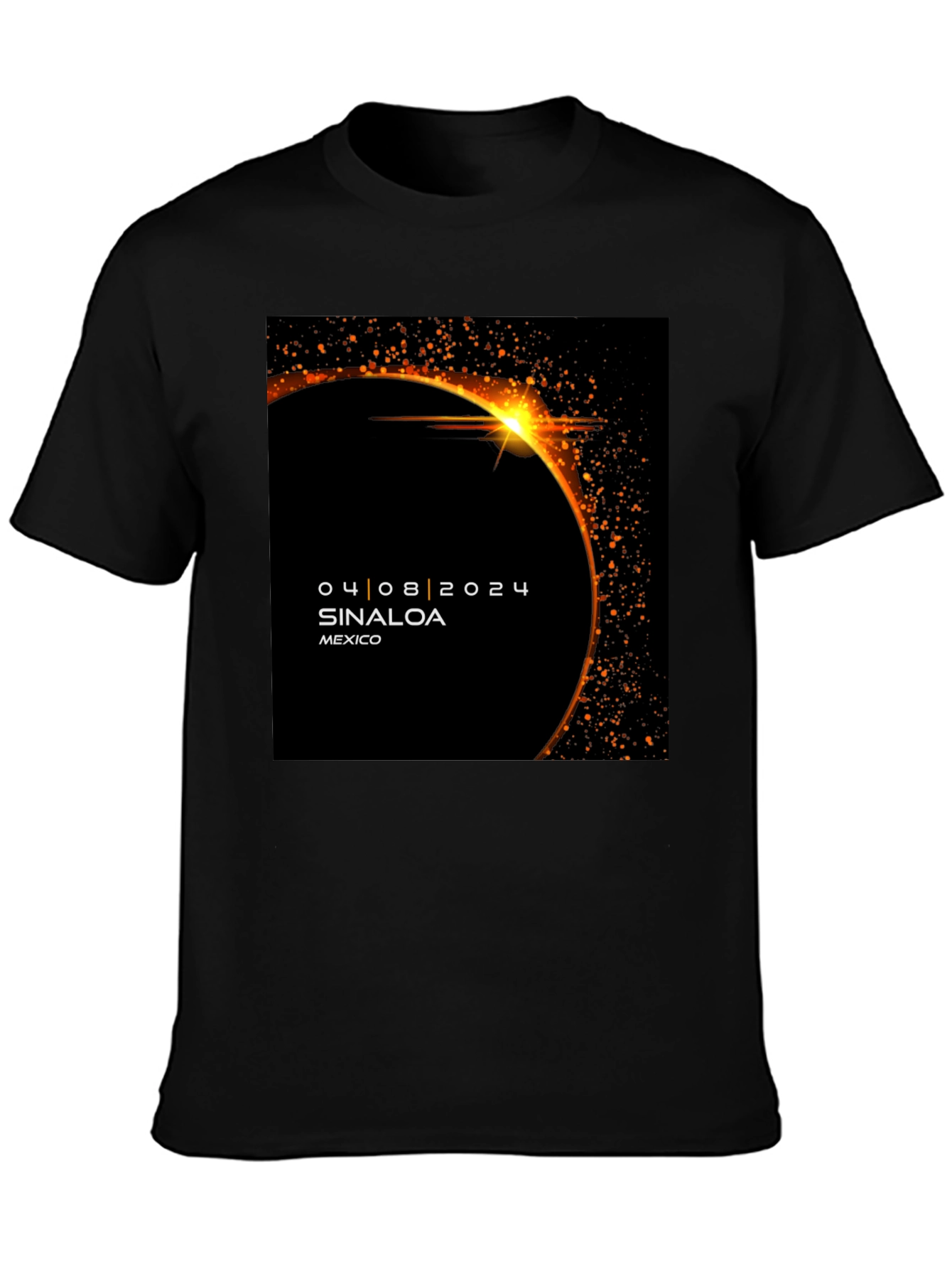 Sinaloa Mexico 2024 Eclipse T-Shirt - 3