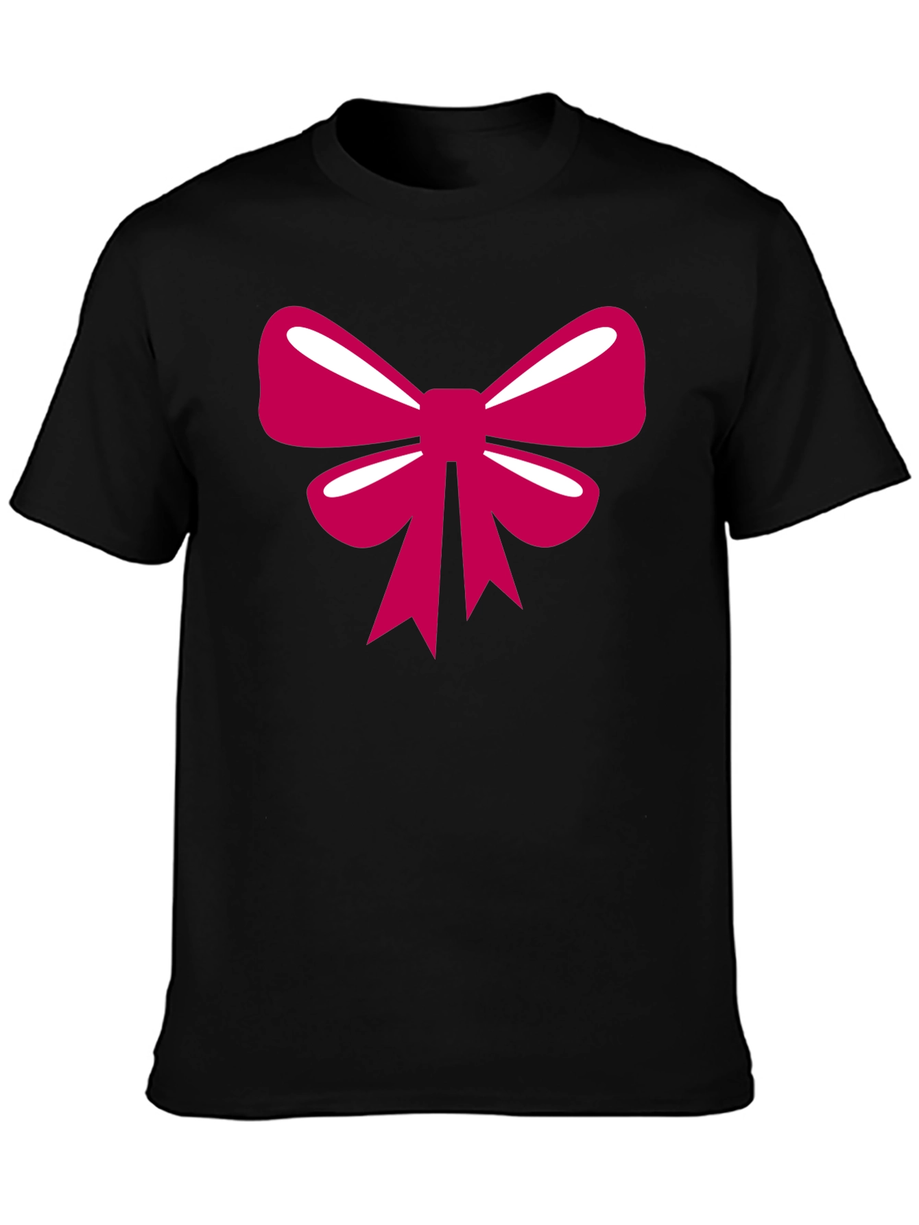 Black Bow Graphic T-Shirt - Stylish Casual Tee view 3
