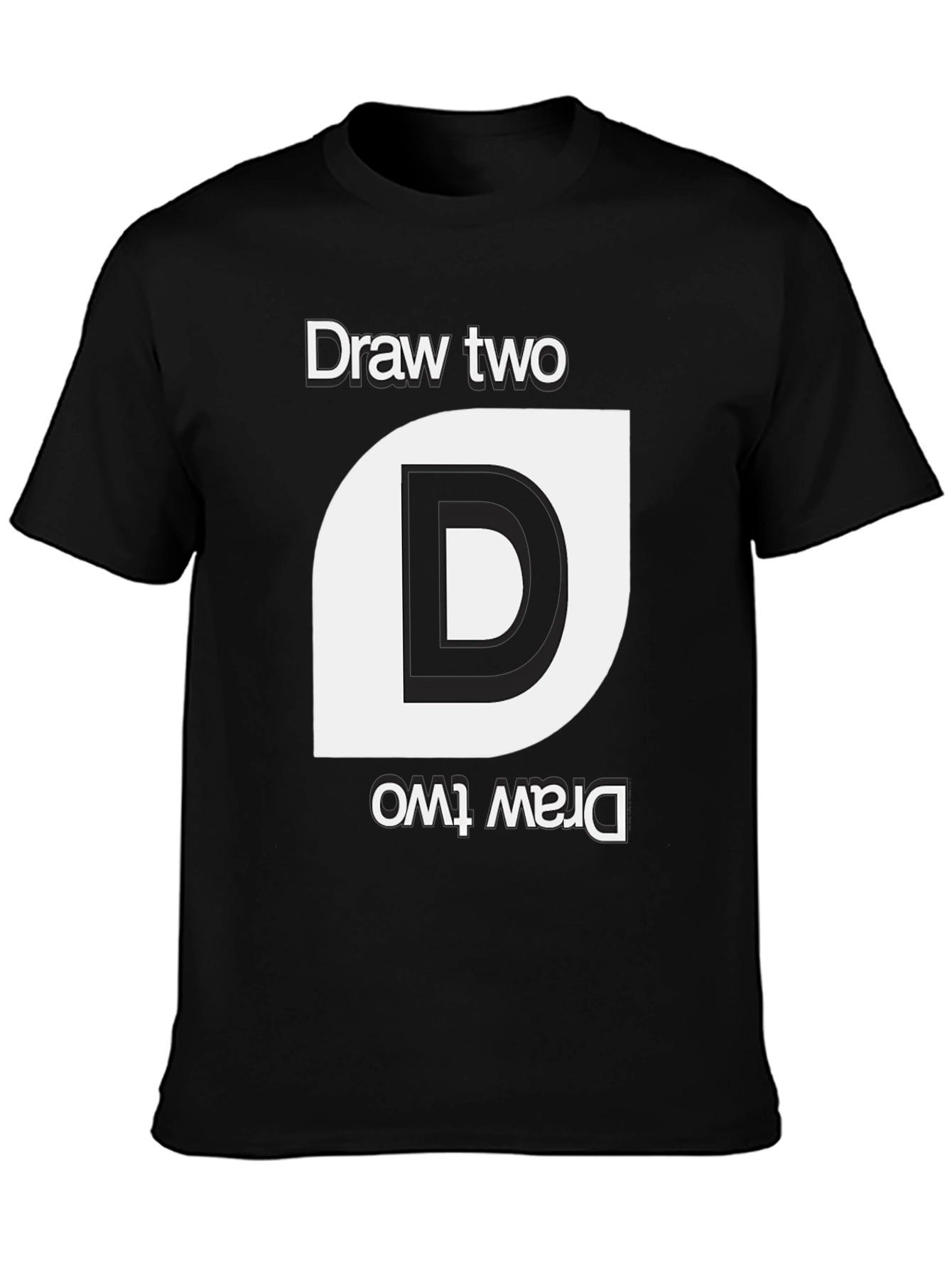 Black Draw Two Reversible T-Shirt view 3