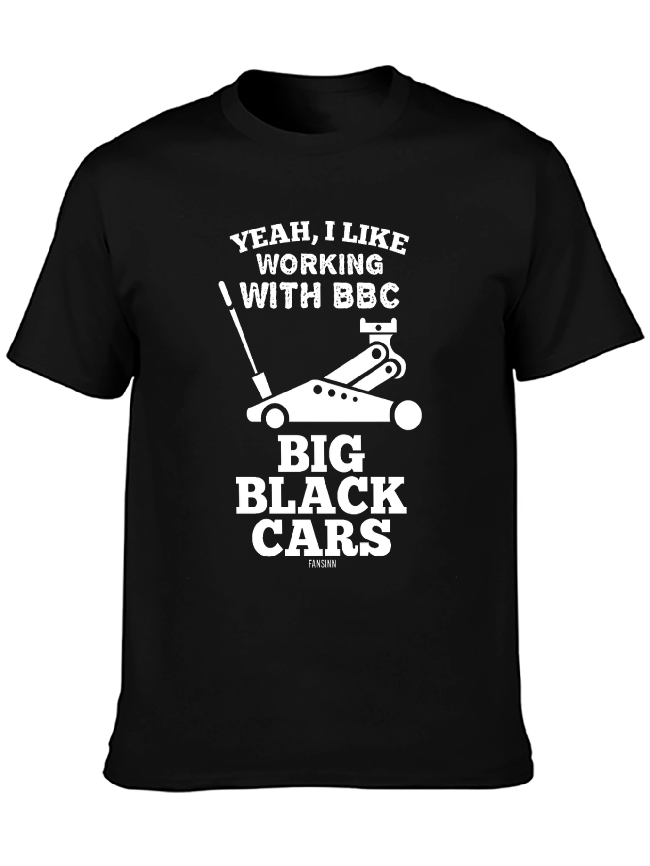 Black Yeah, I Like Working With BBC T-Shirt view 3