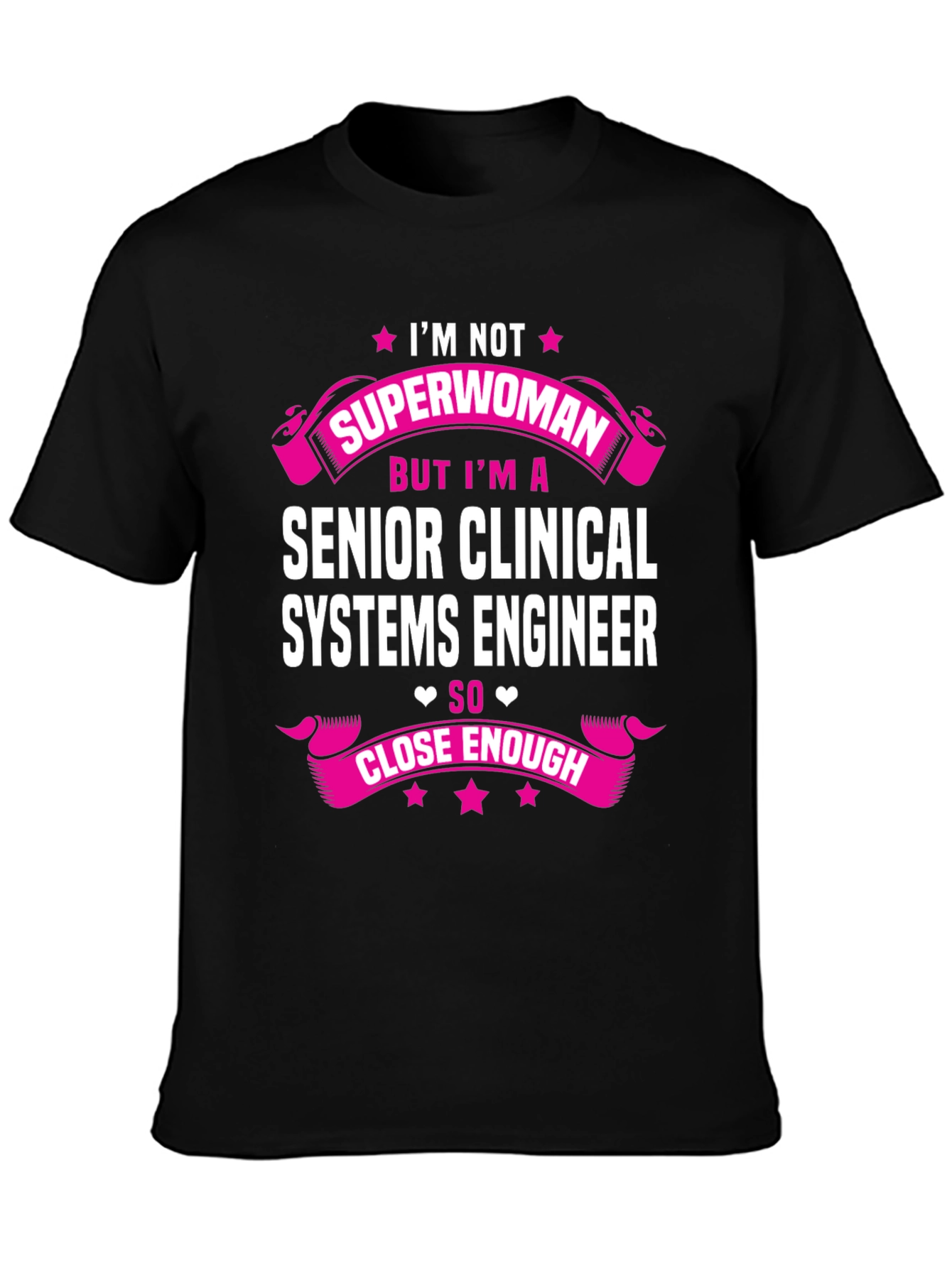 Black Senior Clinical Systems Engineer T-Shirt view 3
