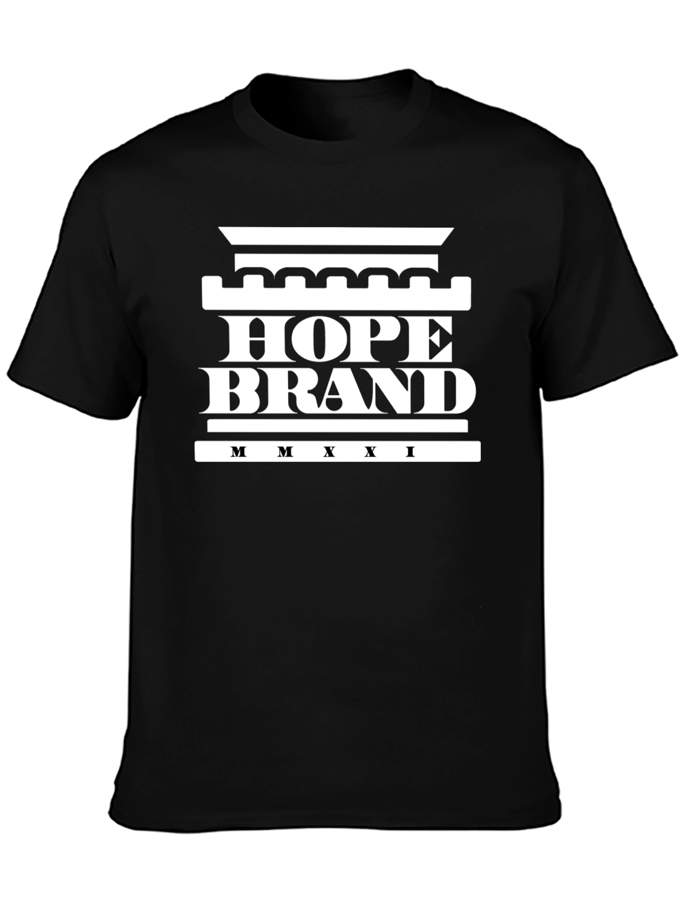 Black Hope Brand Black T-Shirt view 3