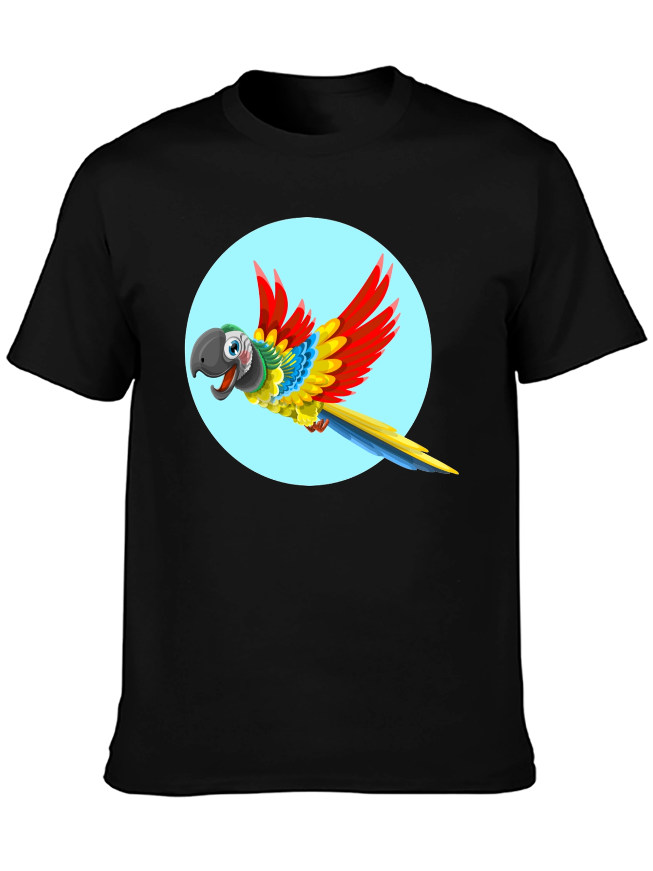 Parrot Graphic T-Shirt - Vivid Colors - 3