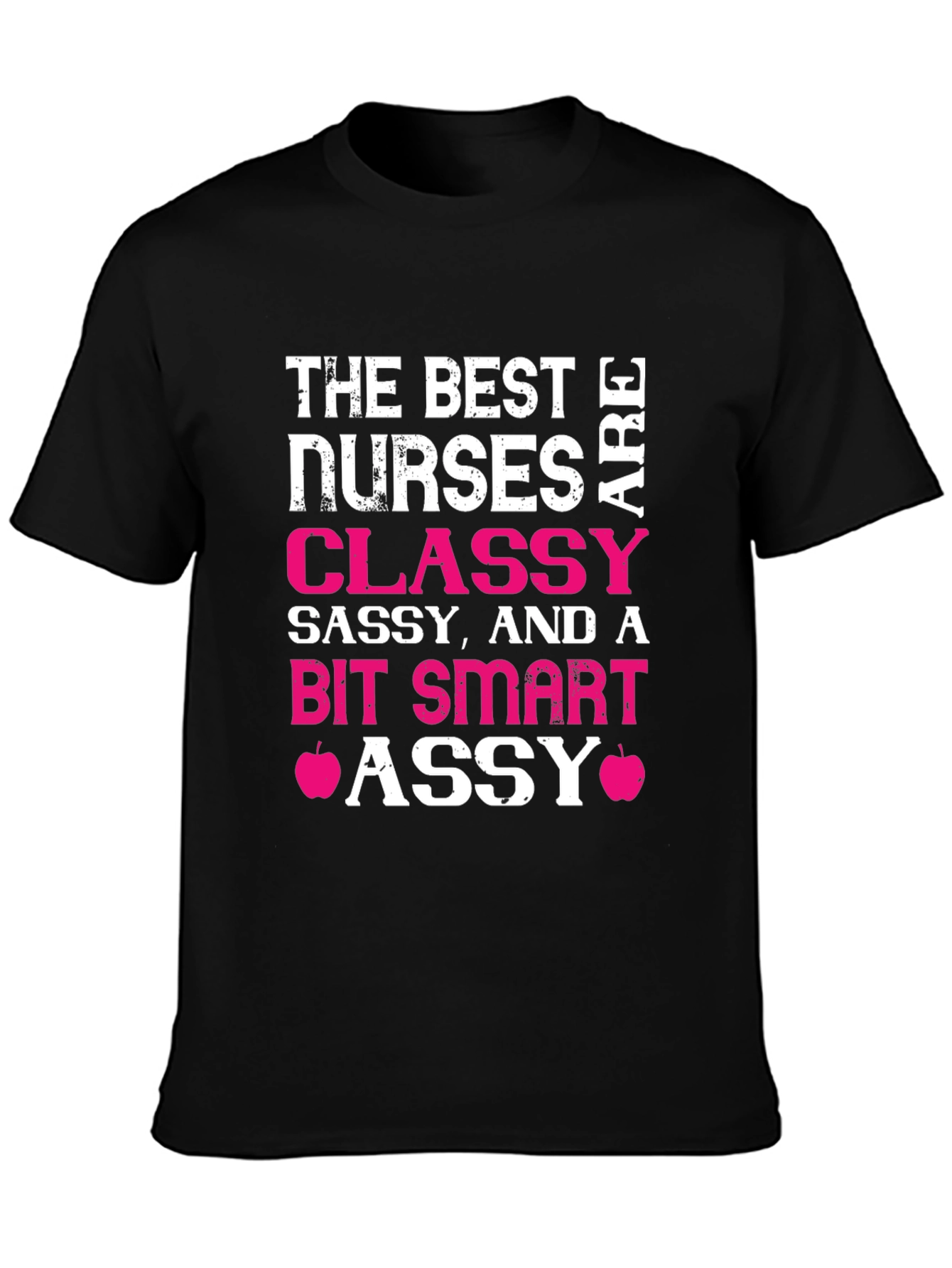 Black Classy Nurse Graphic Tee view 3