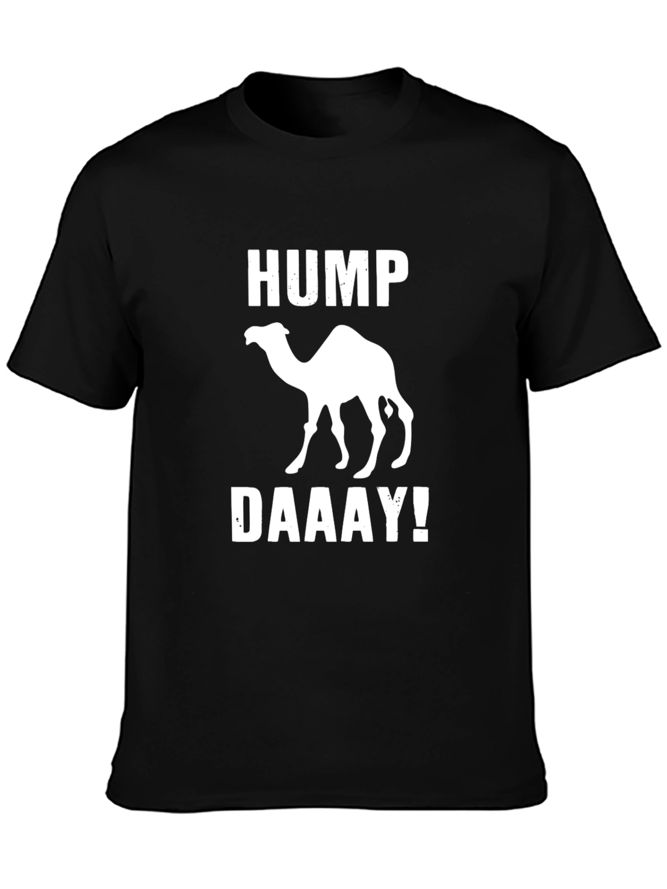 Black Hump Daaay T-Shirt - Funny Camel Design view 3