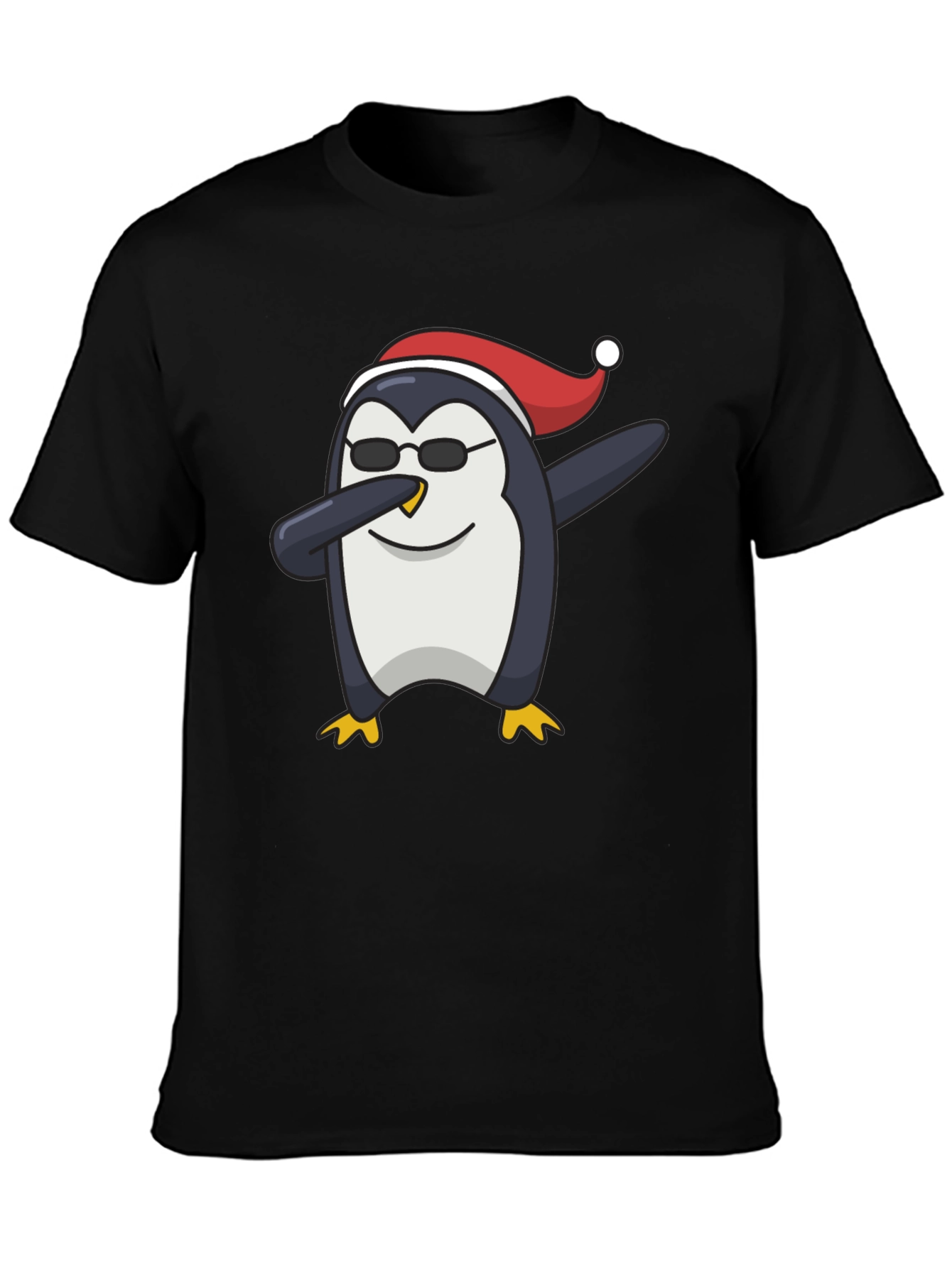 Dabbing Penguin Christmas T-Shirt - 3