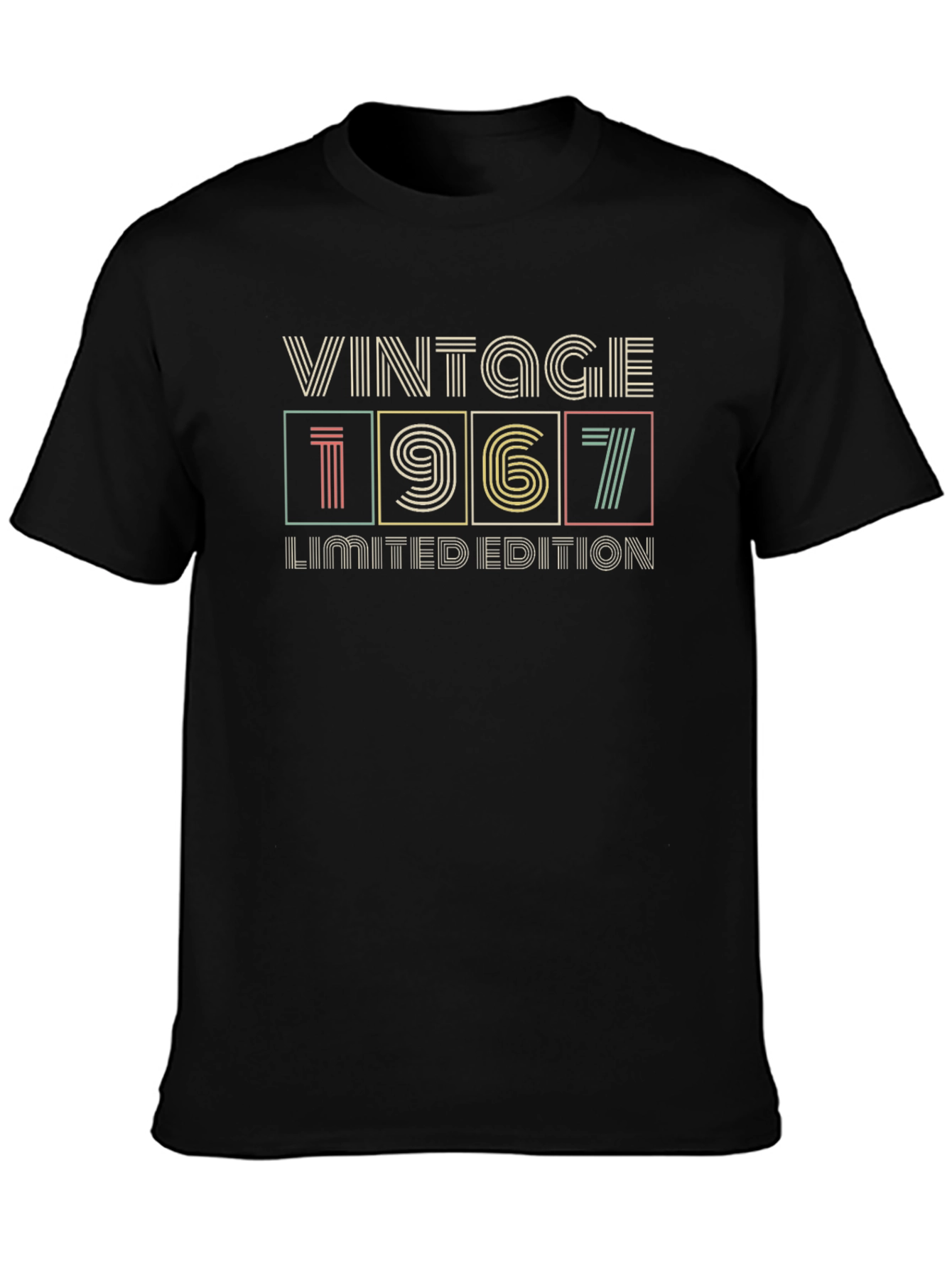 Black Vintage 1967 Limited Edition Black T-Shirt view 3