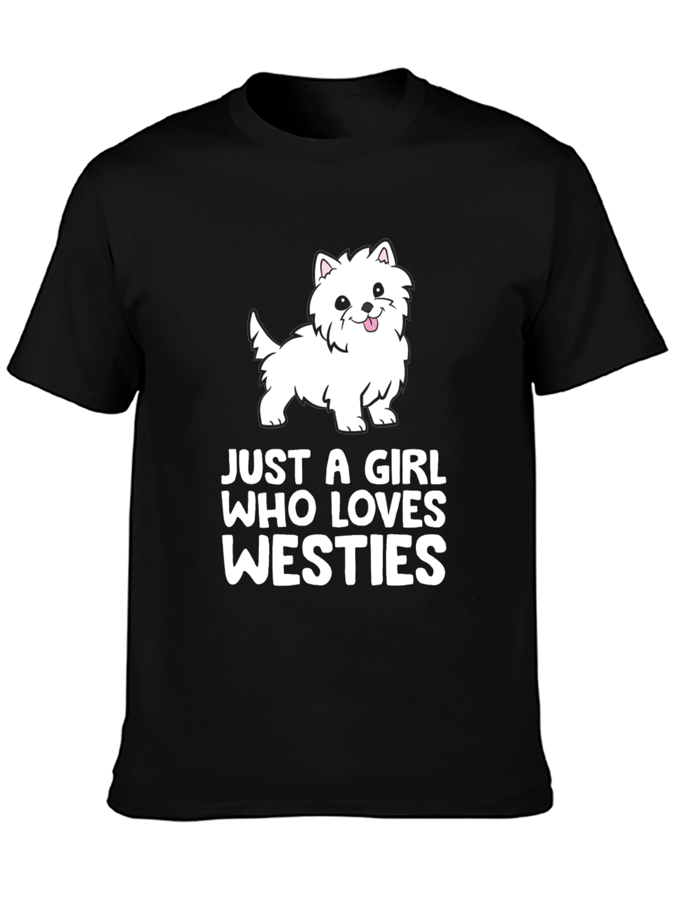Westie Dog Lover Black T-Shirt - 3