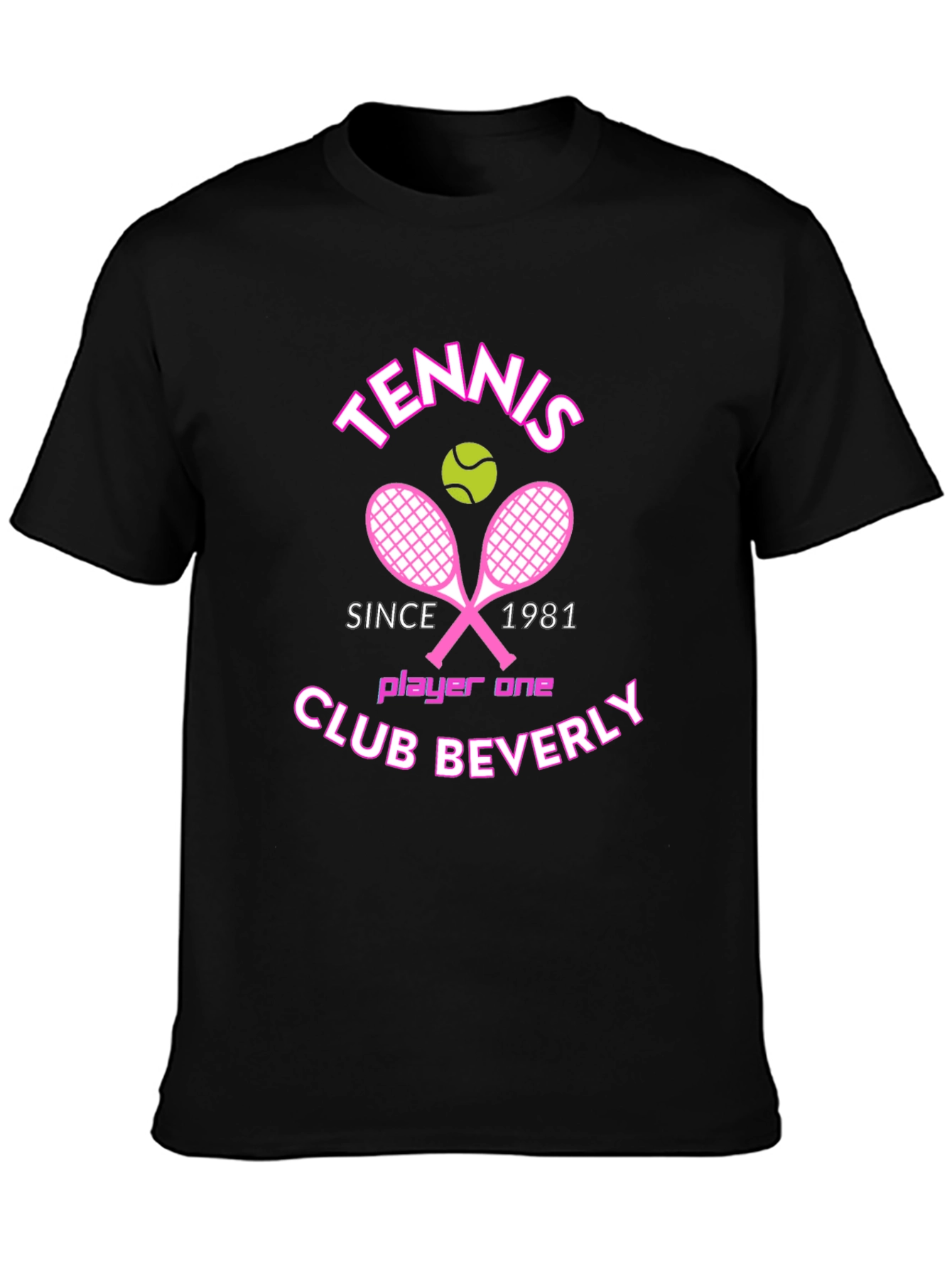 Black Tennis Club Beverly T-Shirt view 3