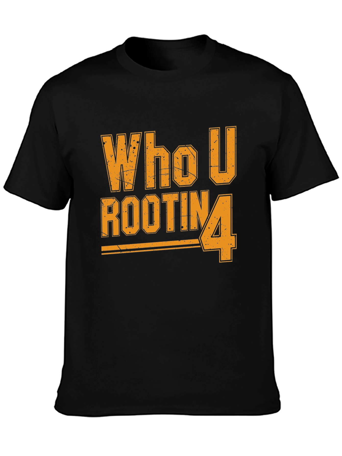 Black Who U Rootin 4 Graphic Tee view 3