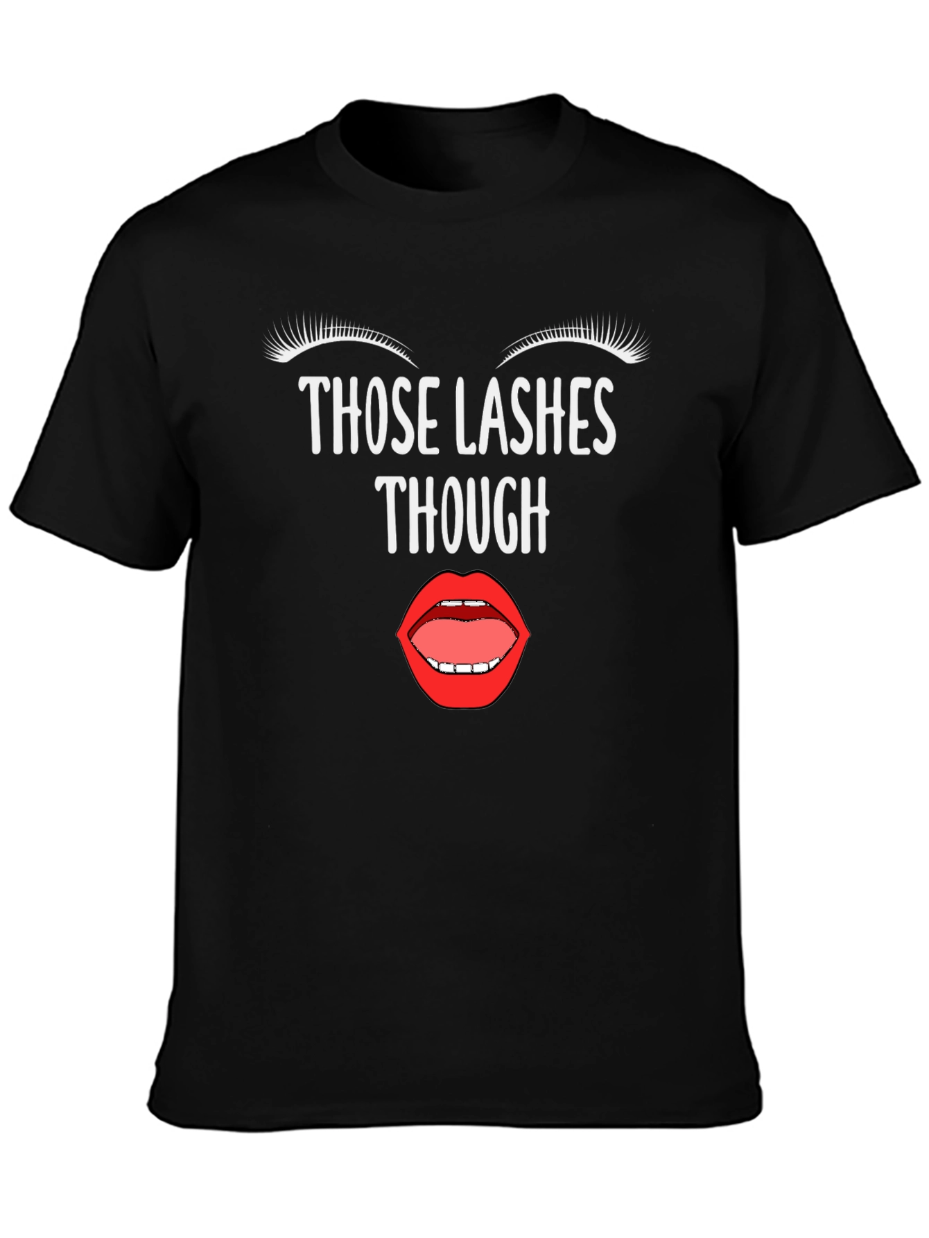 Black Lashes Though Graphic Tee - Unisex Fashion view 3