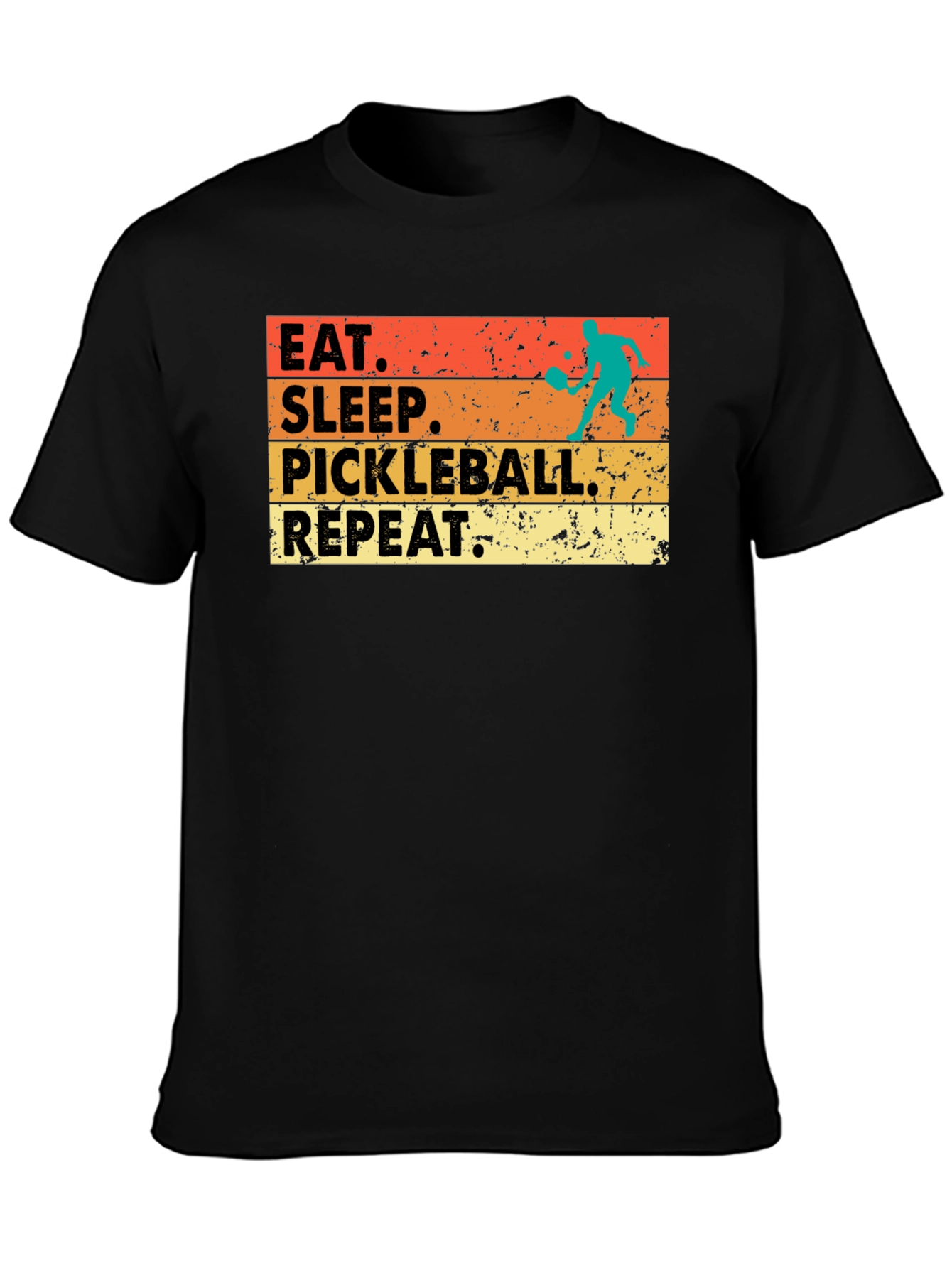 Eat Sleep Pickleball Repeat T-Shirt - 3