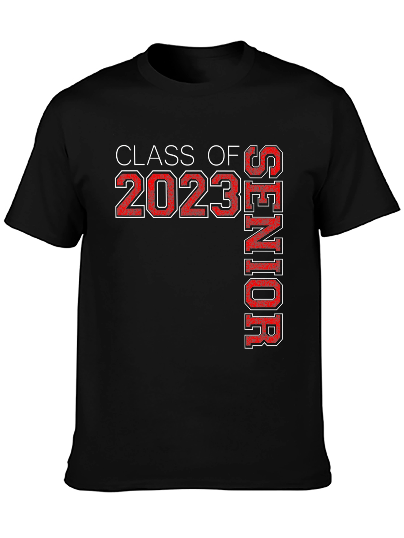 Black Class of 2023 Senior T-Shirt Graduation Tee view 3