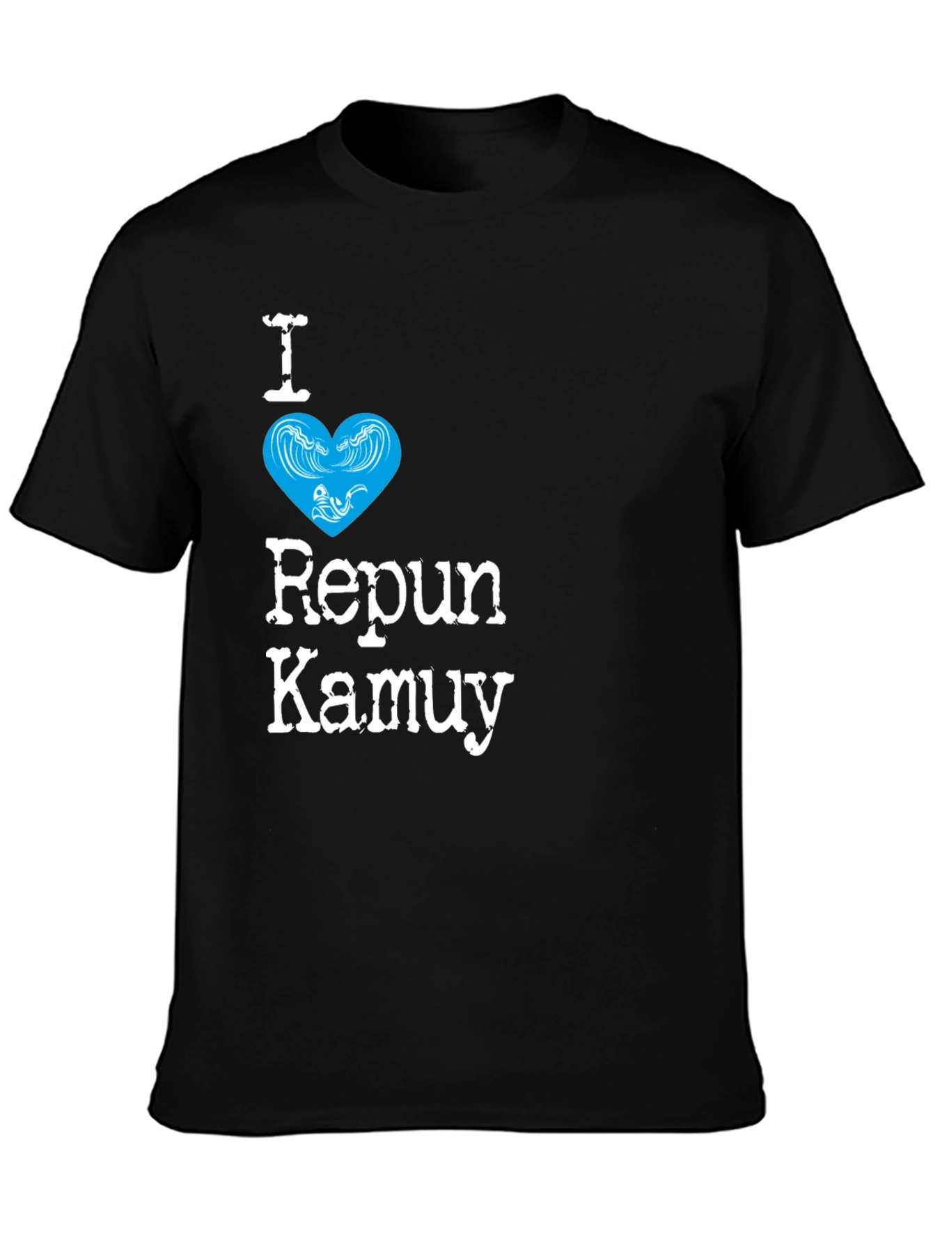 Black I Love Repun Kamuy Tee view 3