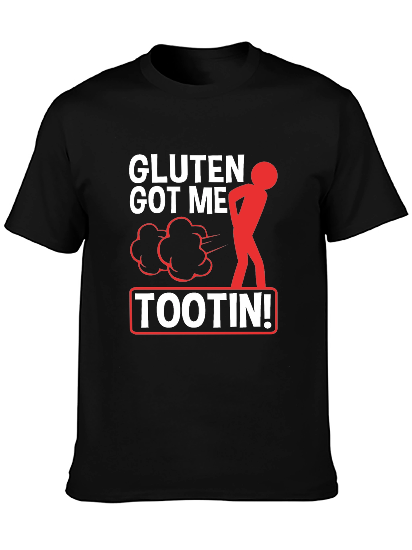Gluten Got Me Tootin' Graphic T-Shirt - 3